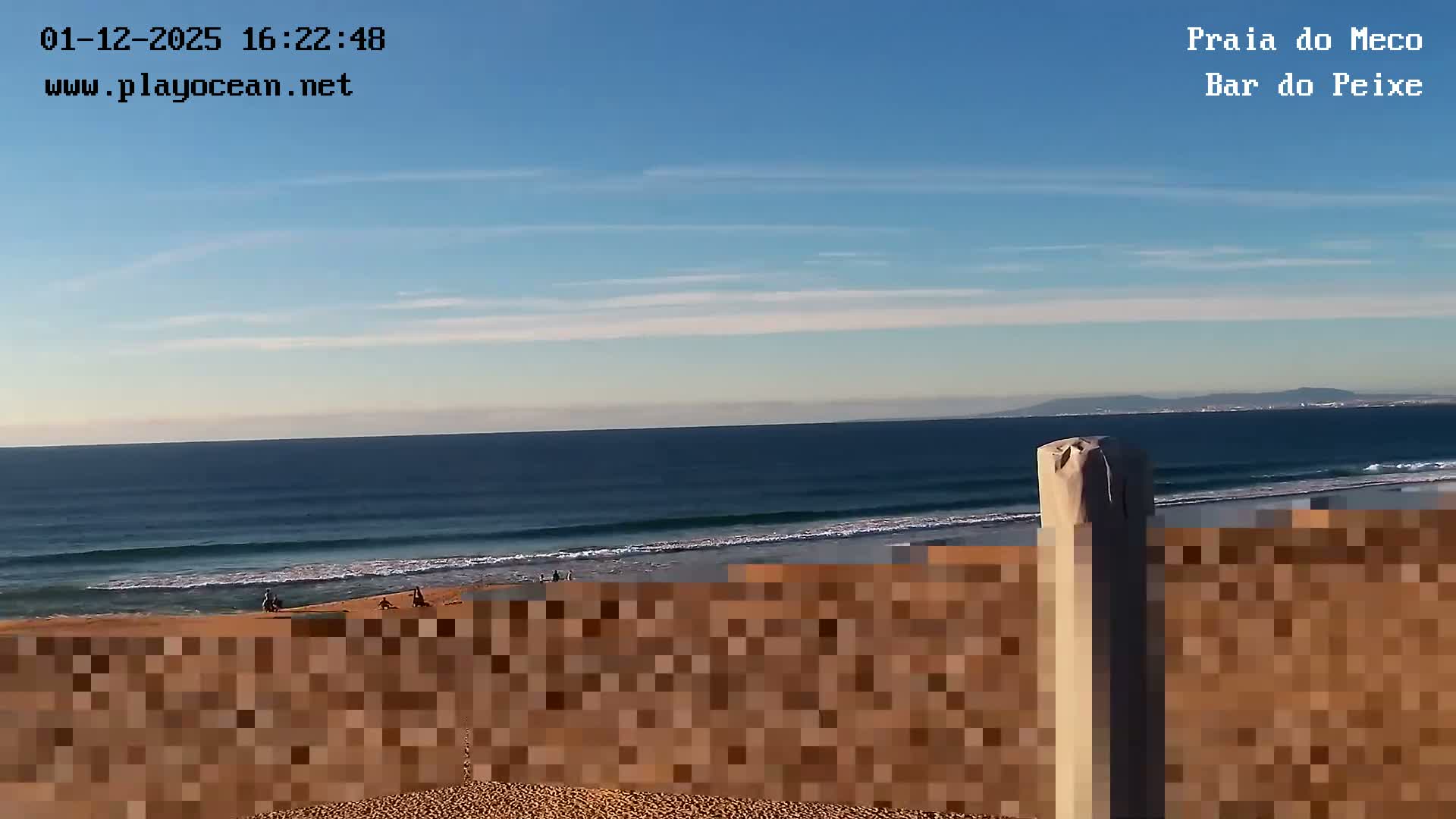 Praia do Meco Beach , Moinho de Baixo Live Cam  - Sesimbra,  Setubal, Lisbon, Portugal