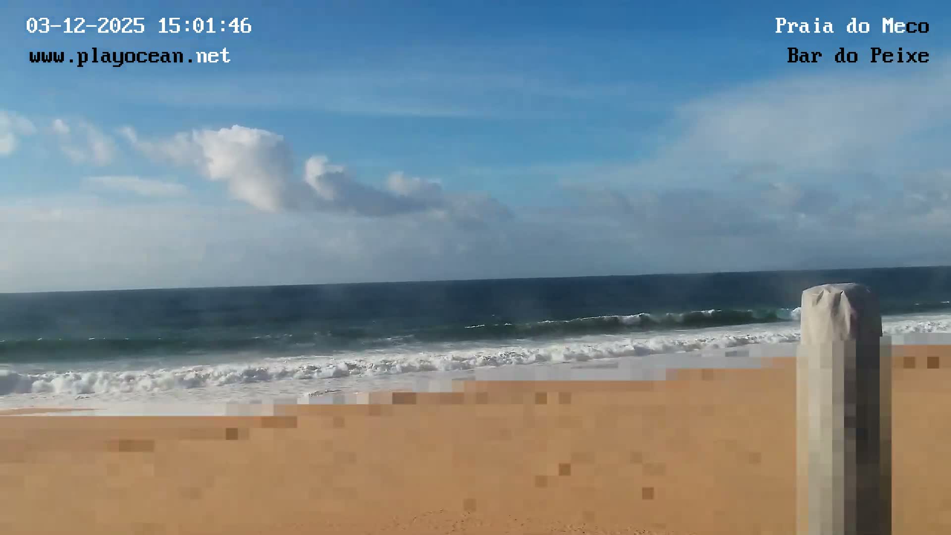 Praia do Meco Beach , Moinho de Baixo Live Cam  - Sesimbra,  Setubal, Lisbon, Portugal