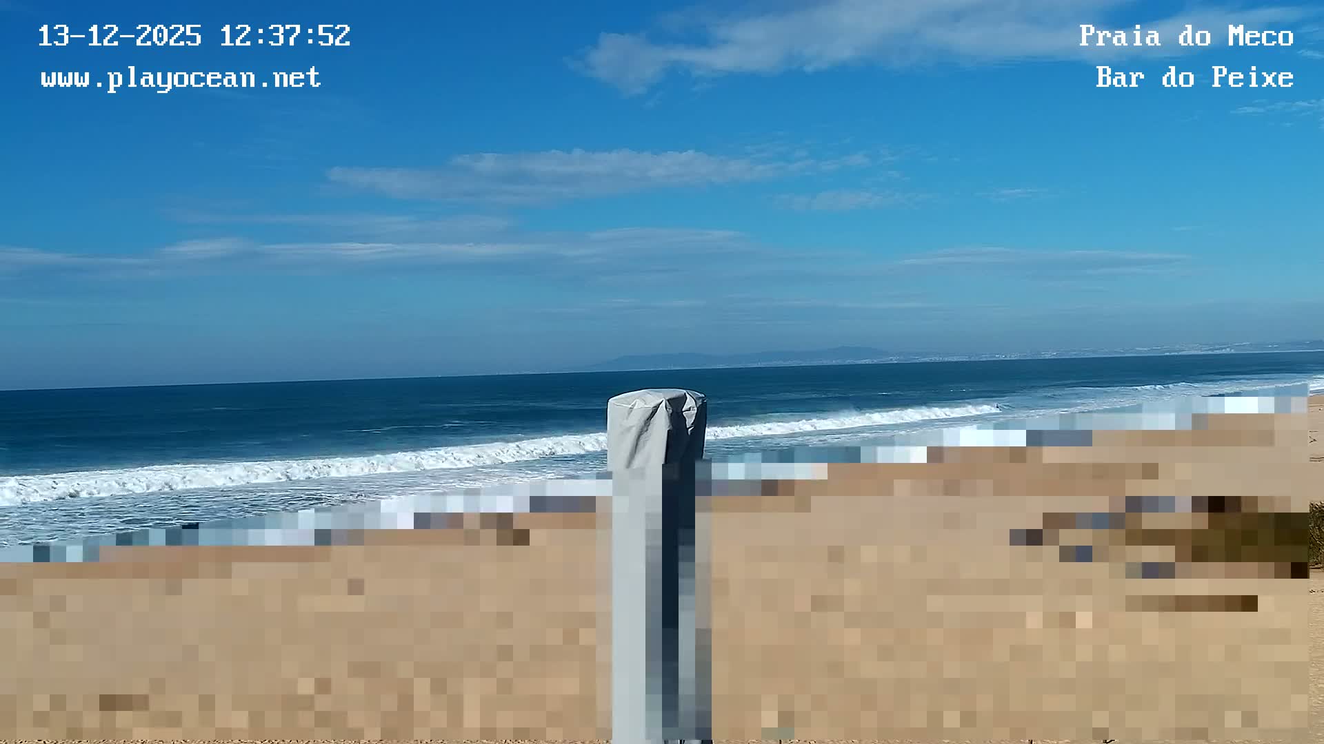 Praia do Meco Beach , Moinho de Baixo Live Cam  - Sesimbra,  Setubal, Lisbon, Portugal