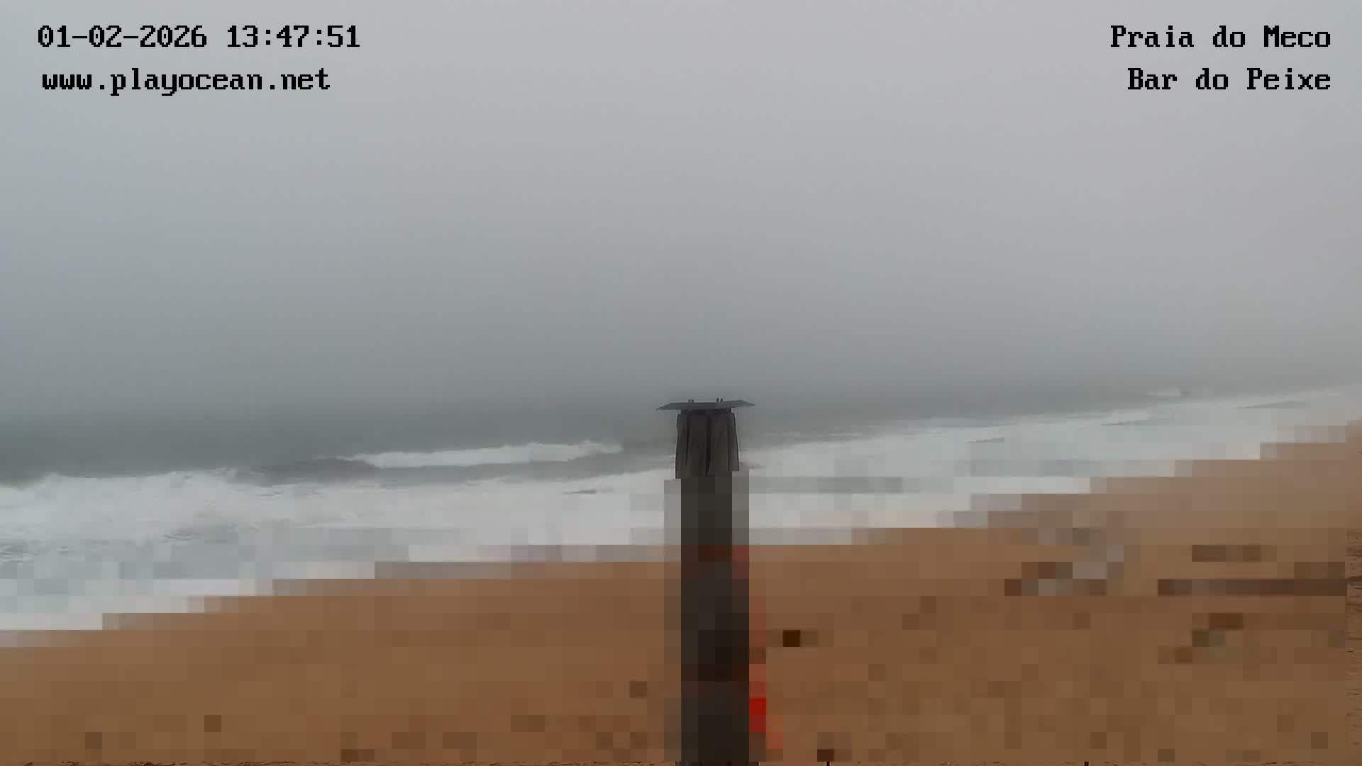 Praia do Meco Beach , Moinho de Baixo Live Cam  - Sesimbra,  Setubal, Lisbon, Portugal