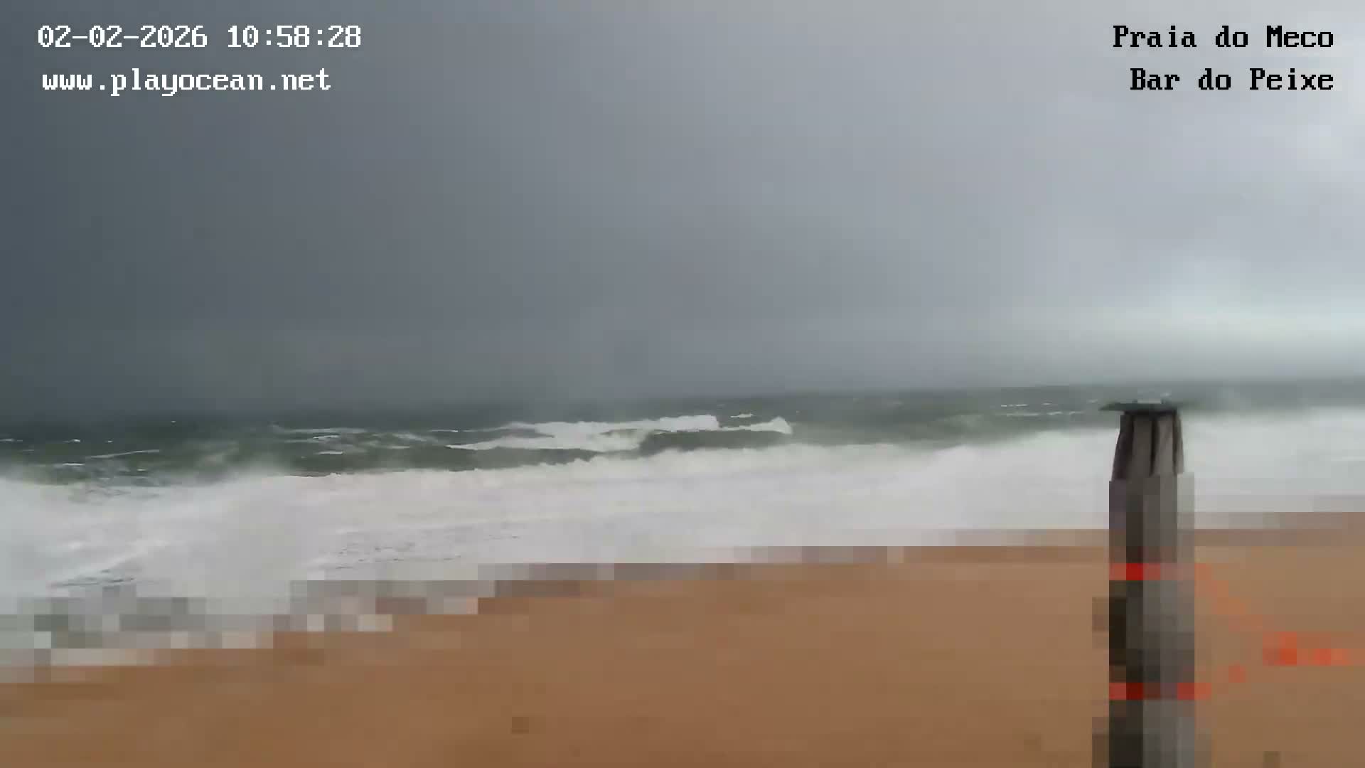 Praia do Meco Beach , Moinho de Baixo Live Cam  - Sesimbra,  Setubal, Lisbon, Portugal