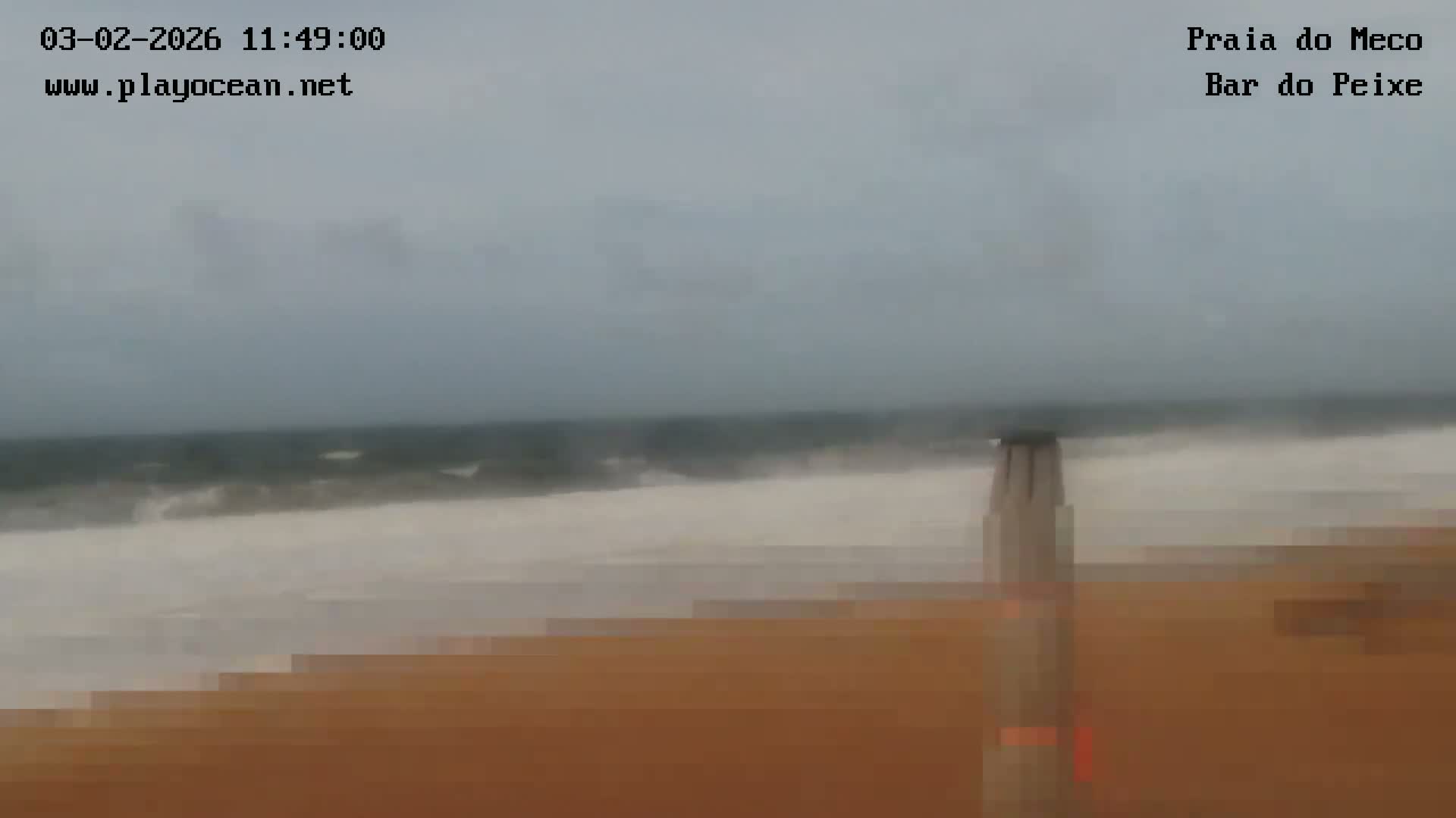 Praia do Meco Beach , Moinho de Baixo Live Cam  - Sesimbra,  Setubal, Lisbon, Portugal