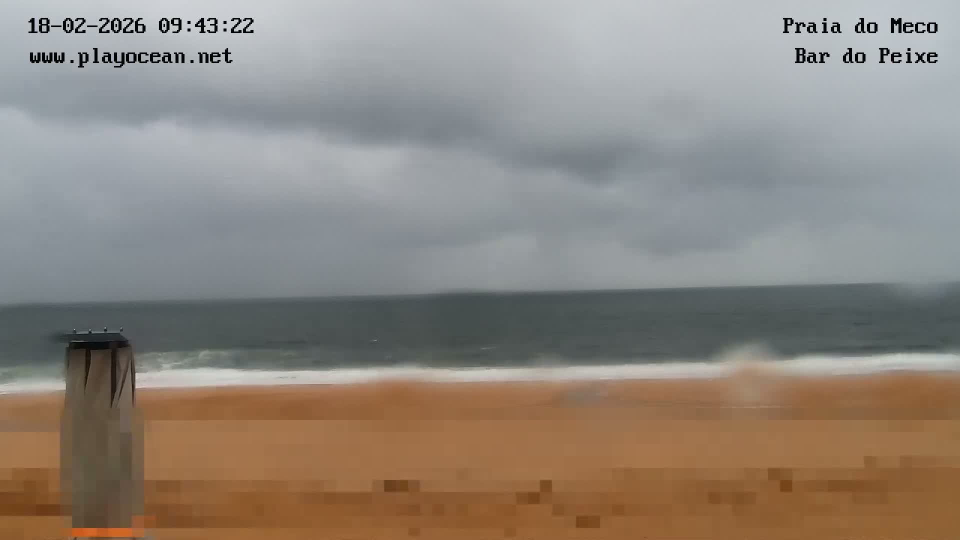 Praia do Meco Beach , Moinho de Baixo Live Cam  - Sesimbra,  Setubal, Lisbon, Portugal