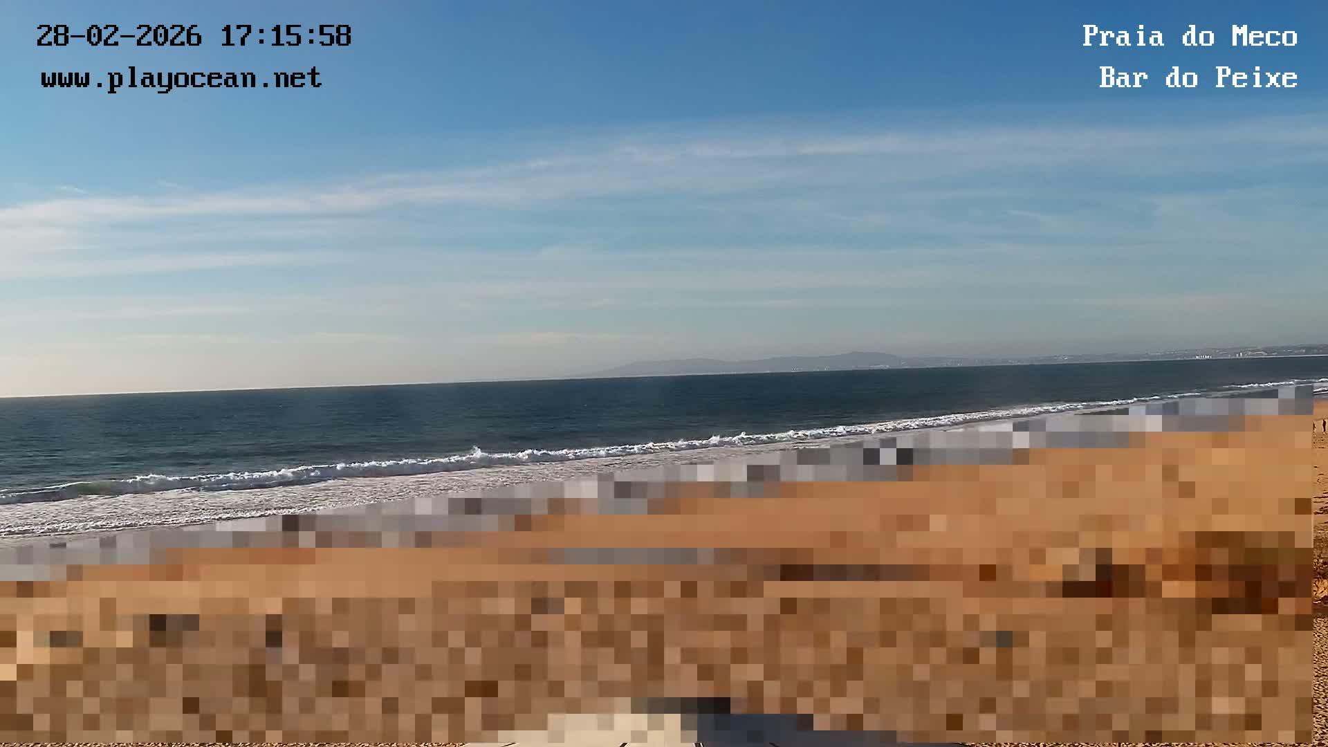 Praia do Meco Beach , Moinho de Baixo Live Cam  - Sesimbra,  Setubal, Lisbon, Portugal