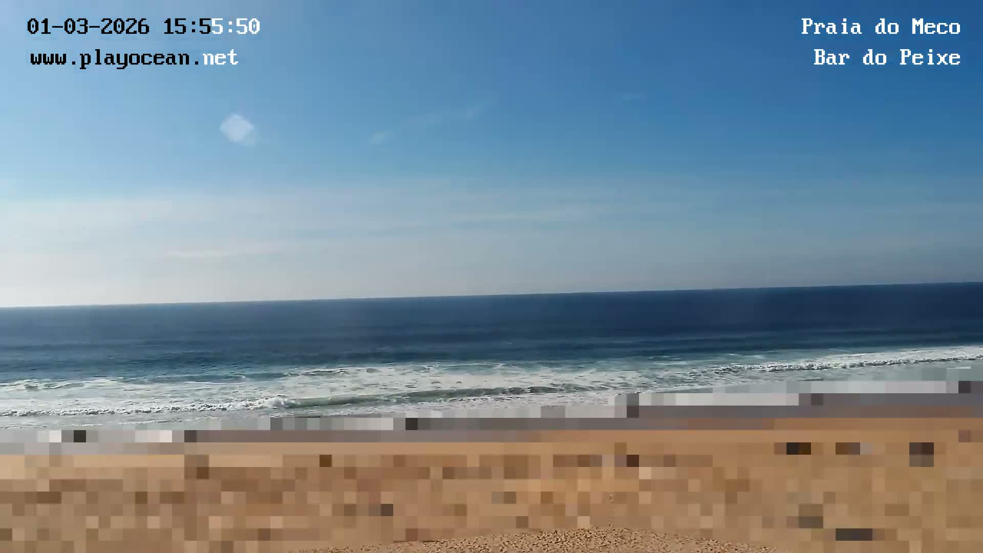Praia do Meco Beach , Moinho de Baixo Live Cam  - Sesimbra,  Setubal, Lisbon, Portugal