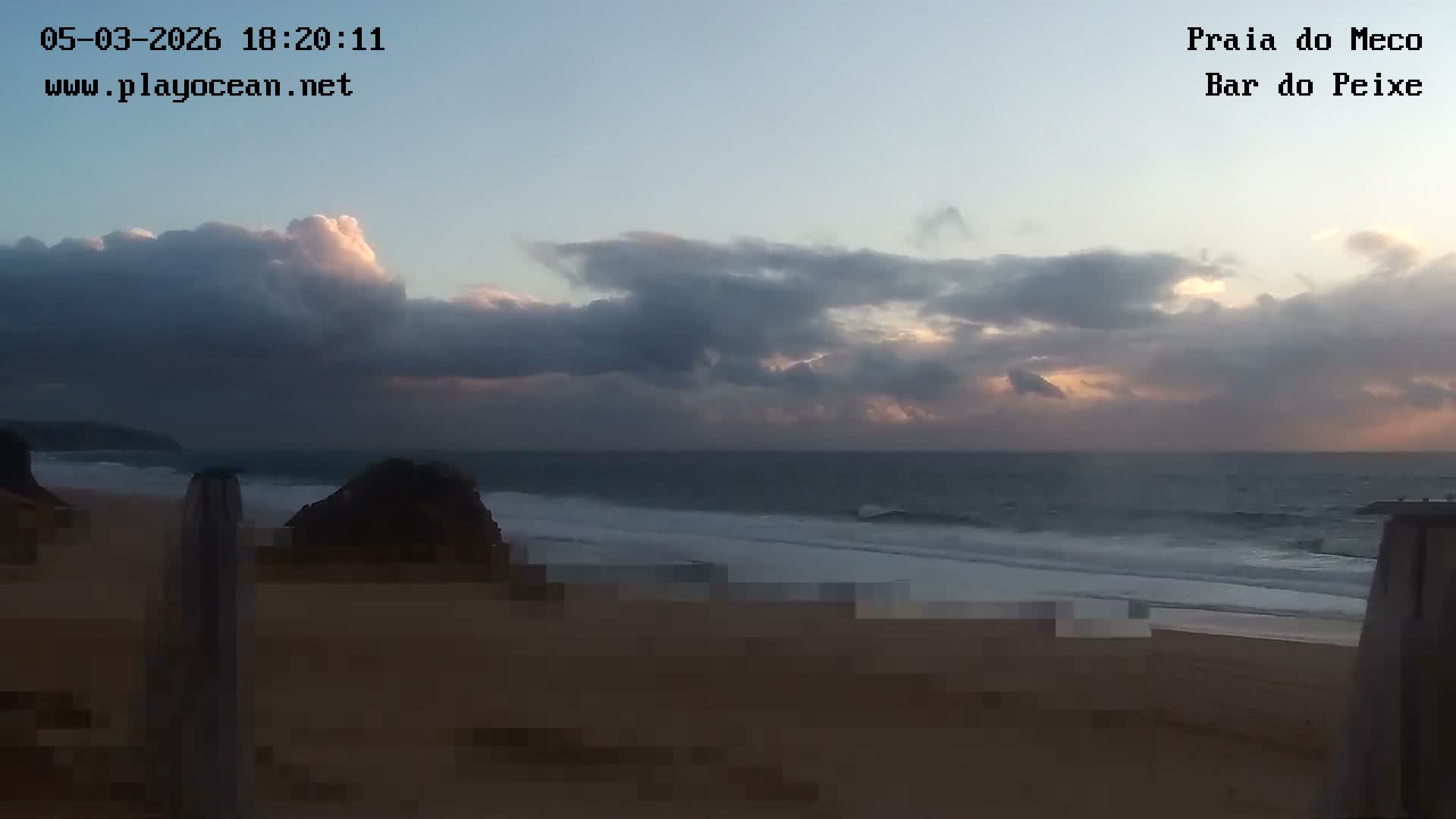 Praia do Meco Beach , Moinho de Baixo Live Cam  - Sesimbra,  Setubal, Lisbon, Portugal