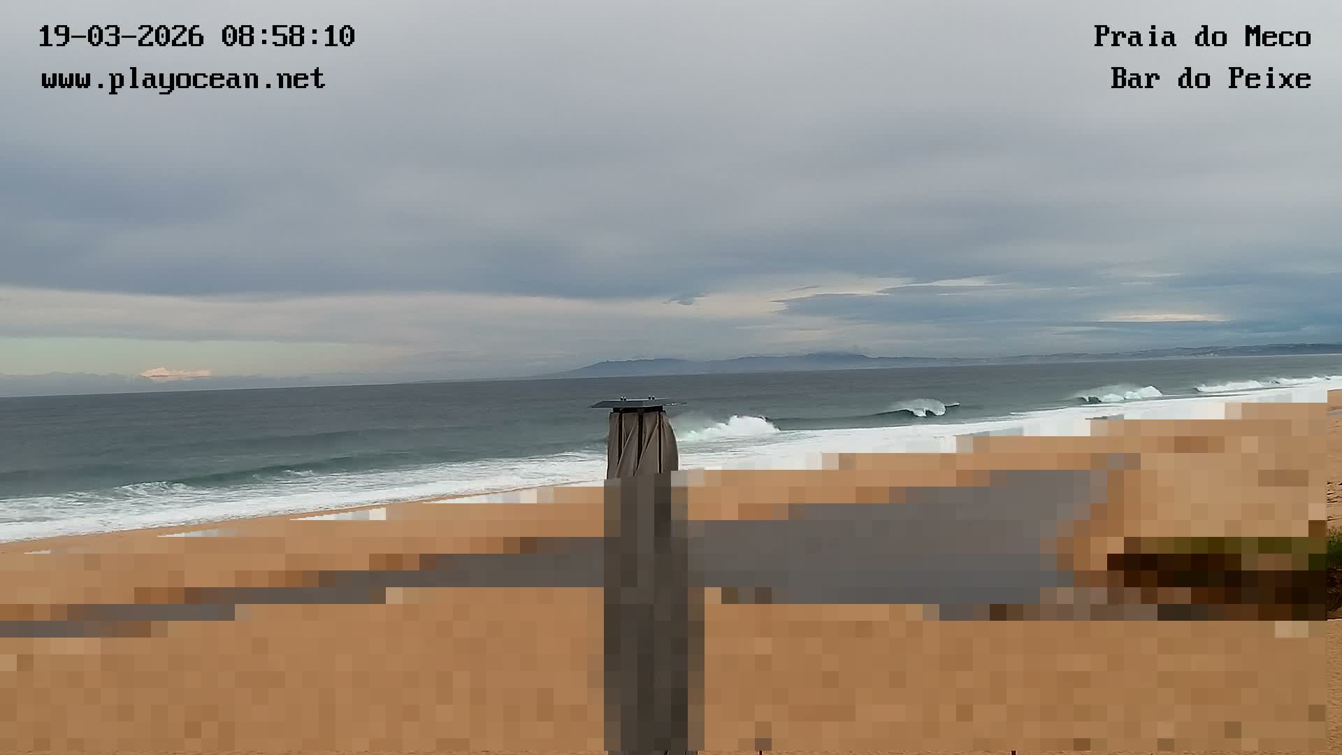 Praia do Meco Beach , Moinho de Baixo Live Cam  - Sesimbra,  Setubal, Lisbon, Portugal