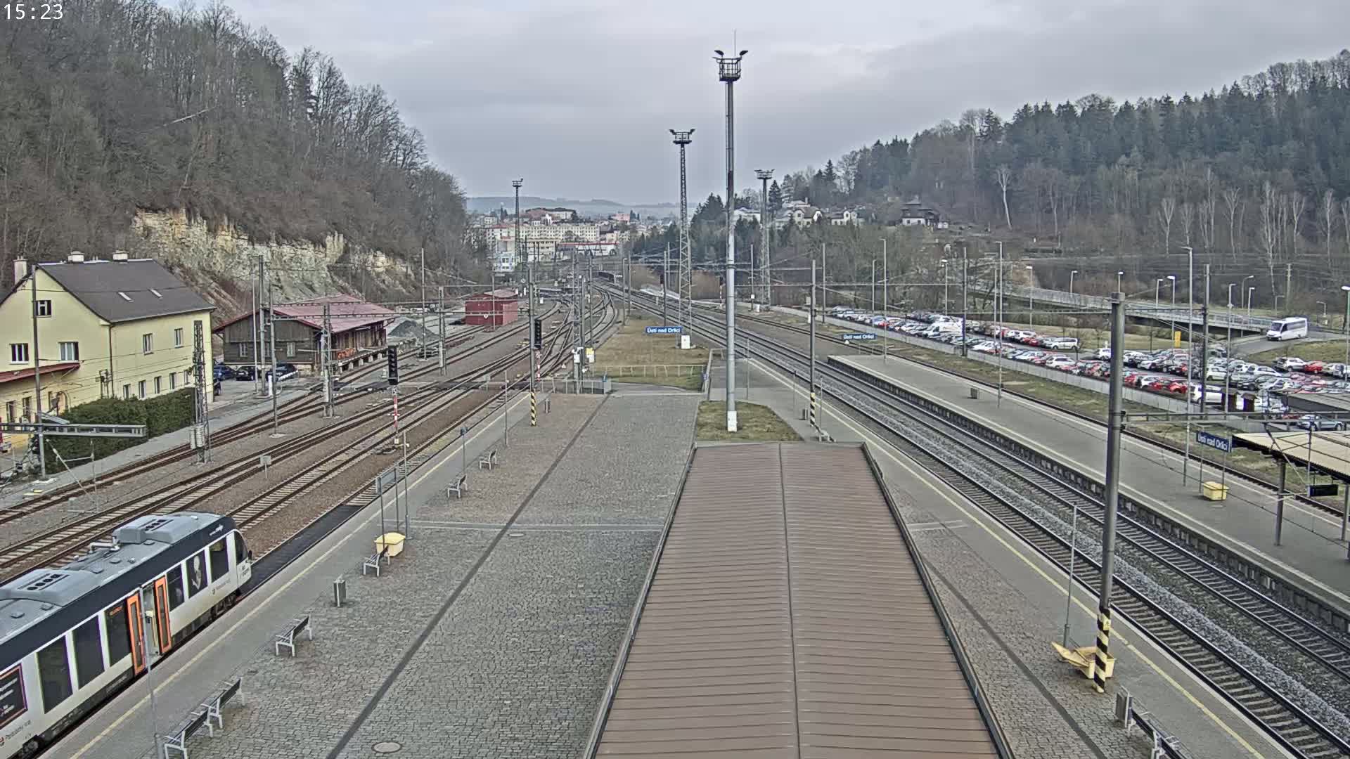 Usti nad Orlici Main Train Station Live Cam - Usti nas Orlici, Pardubice, Czechia