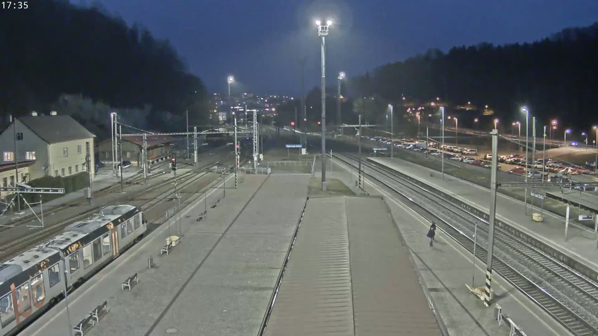 Usti nad Orlici Main Train Station Live Cam - Usti nas Orlici, Pardubice, Czechia