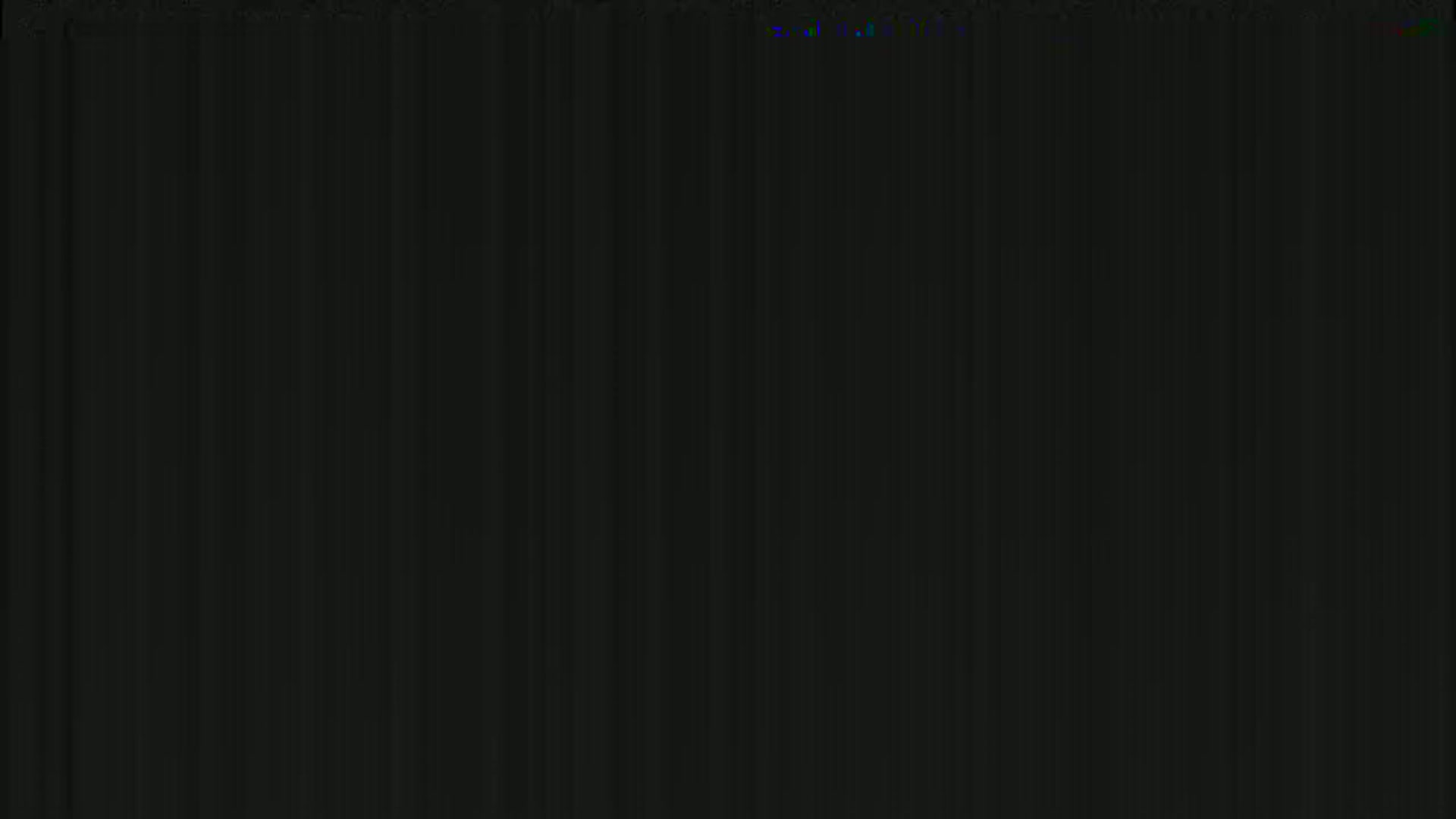 The image shows a dark, mostly black, textured background with thin, vertical lines of slightly varying shades.