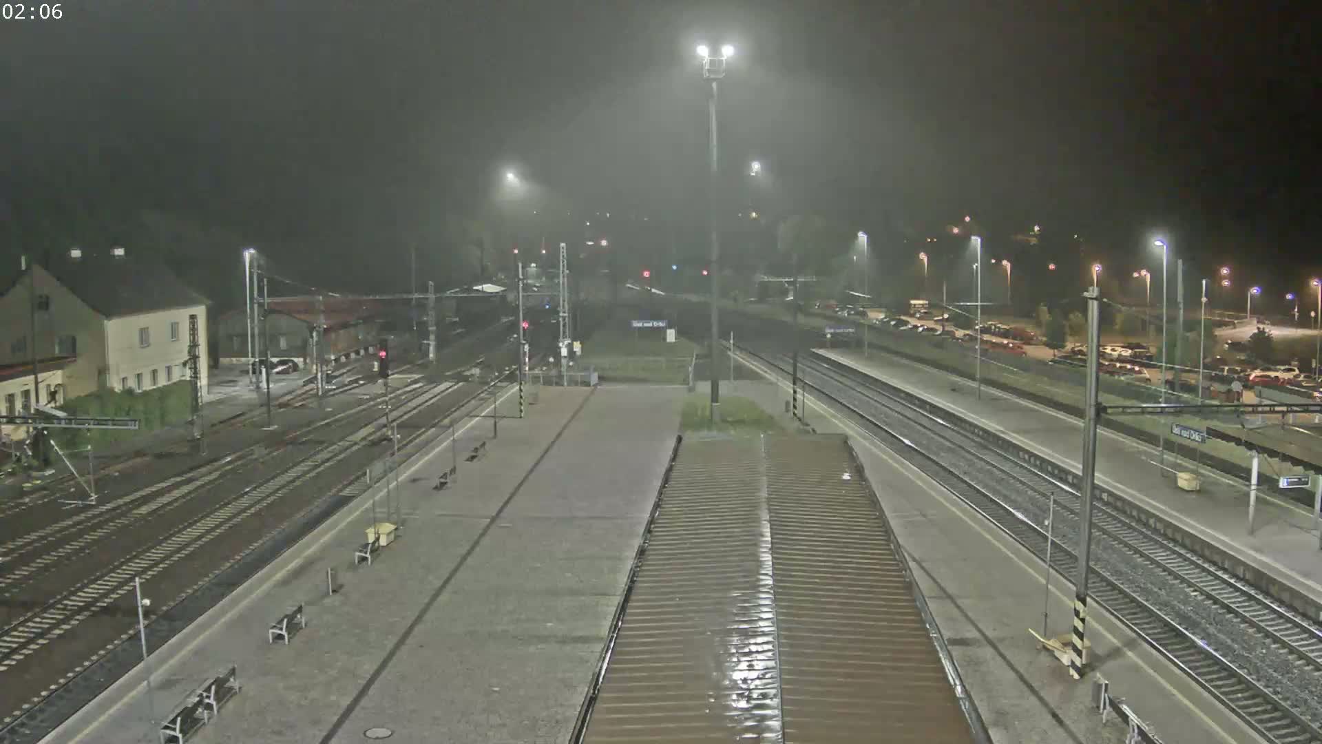 Usti nad Orlici Main Train Station Live Cam - Usti nas Orlici, Pardubice, Czechia