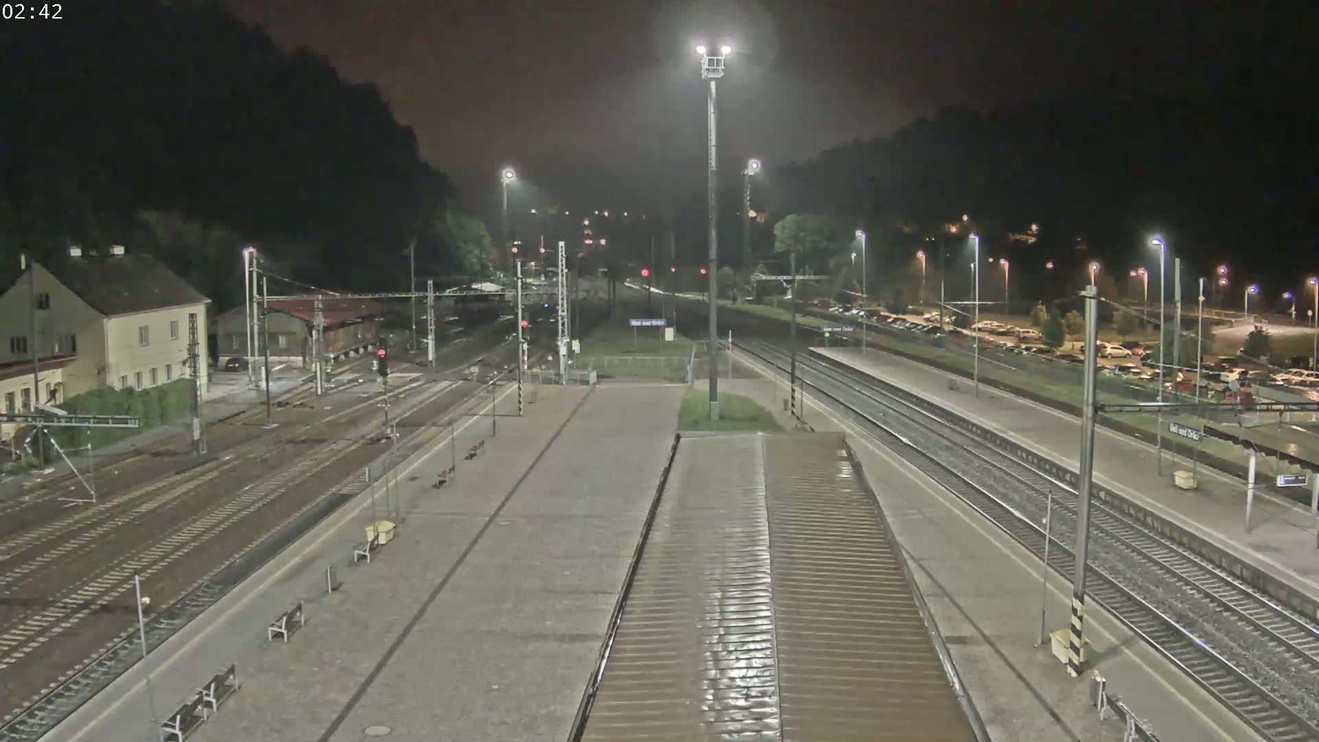 Usti nad Orlici Main Train Station Live Cam - Usti nas Orlici, Pardubice, Czechia