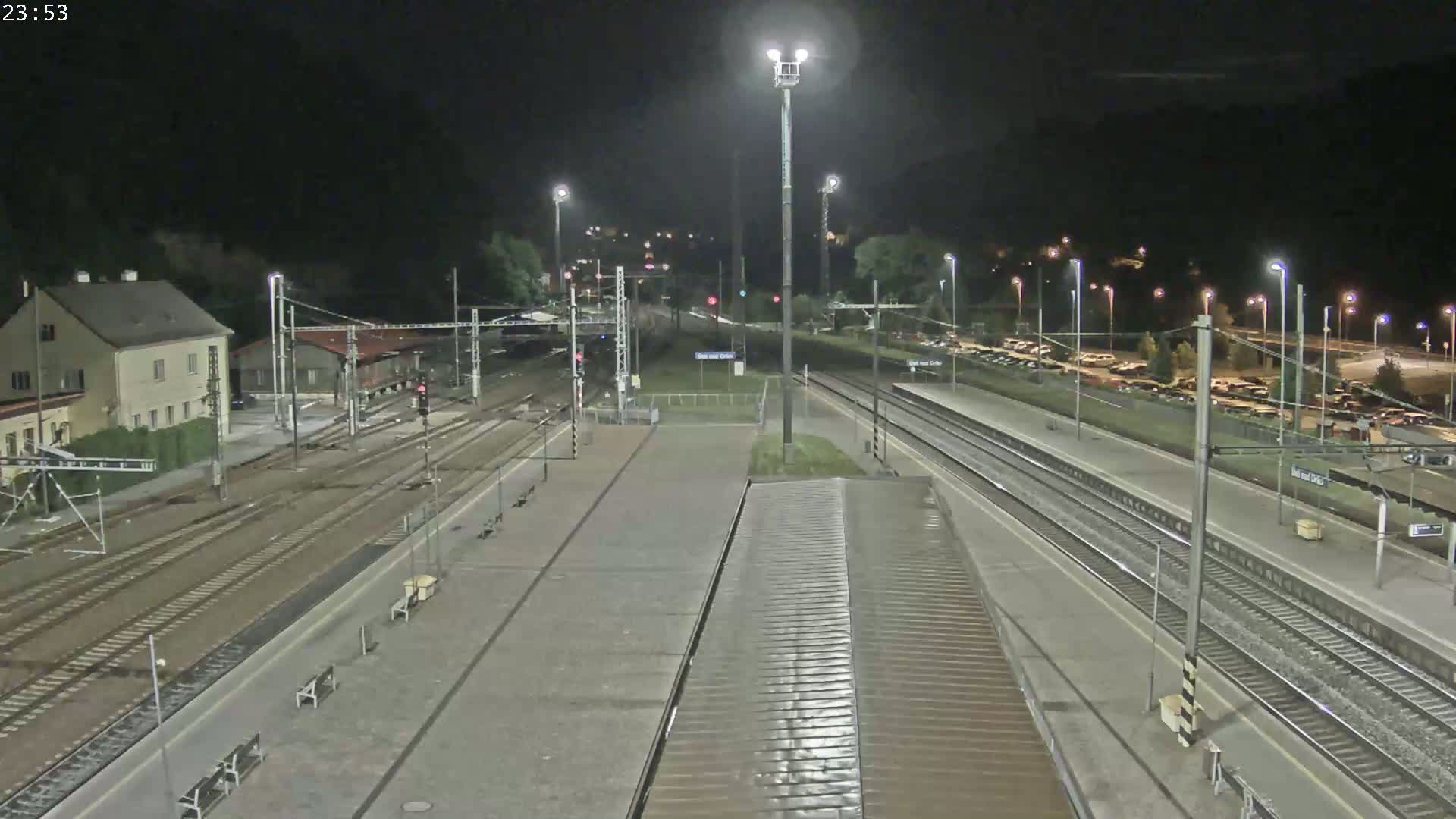 Usti nad Orlici Main Train Station Live Cam - Usti nas Orlici, Pardubice, Czechia