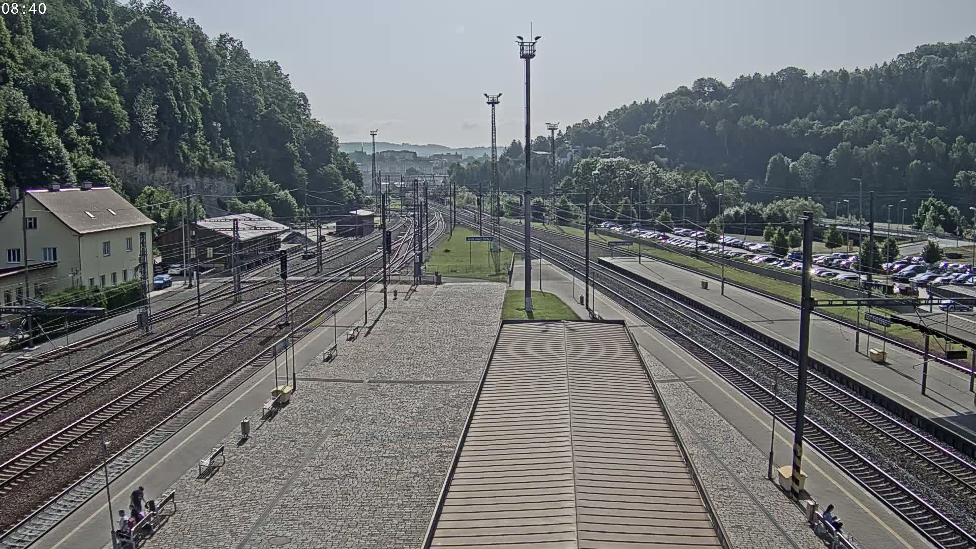 Usti nad Orlici Main Train Station Live Cam - Usti nas Orlici, Pardubice, Czechia