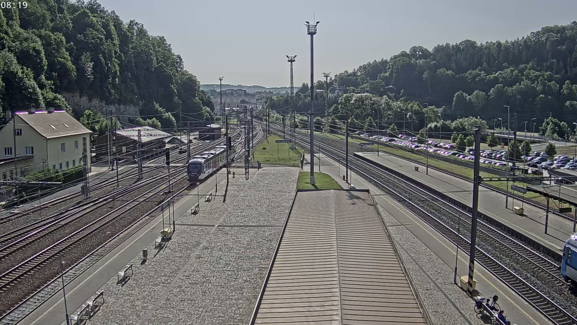 Usti nad Orlici Main Train Station Live Cam - Usti nas Orlici, Pardubice, Czechia