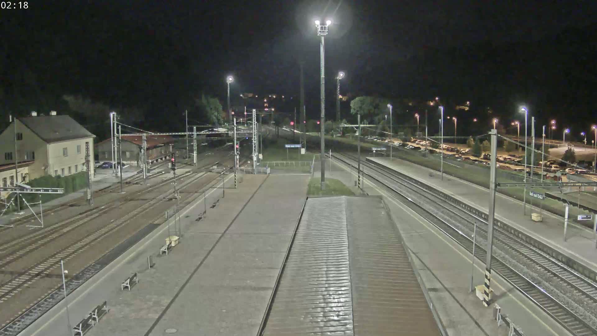 Usti nad Orlici Main Train Station Live Cam - Usti nas Orlici, Pardubice, Czechia