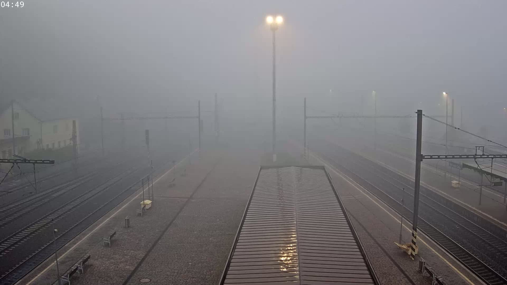 Usti nad Orlici Main Train Station Live Cam - Usti nas Orlici, Pardubice, Czechia