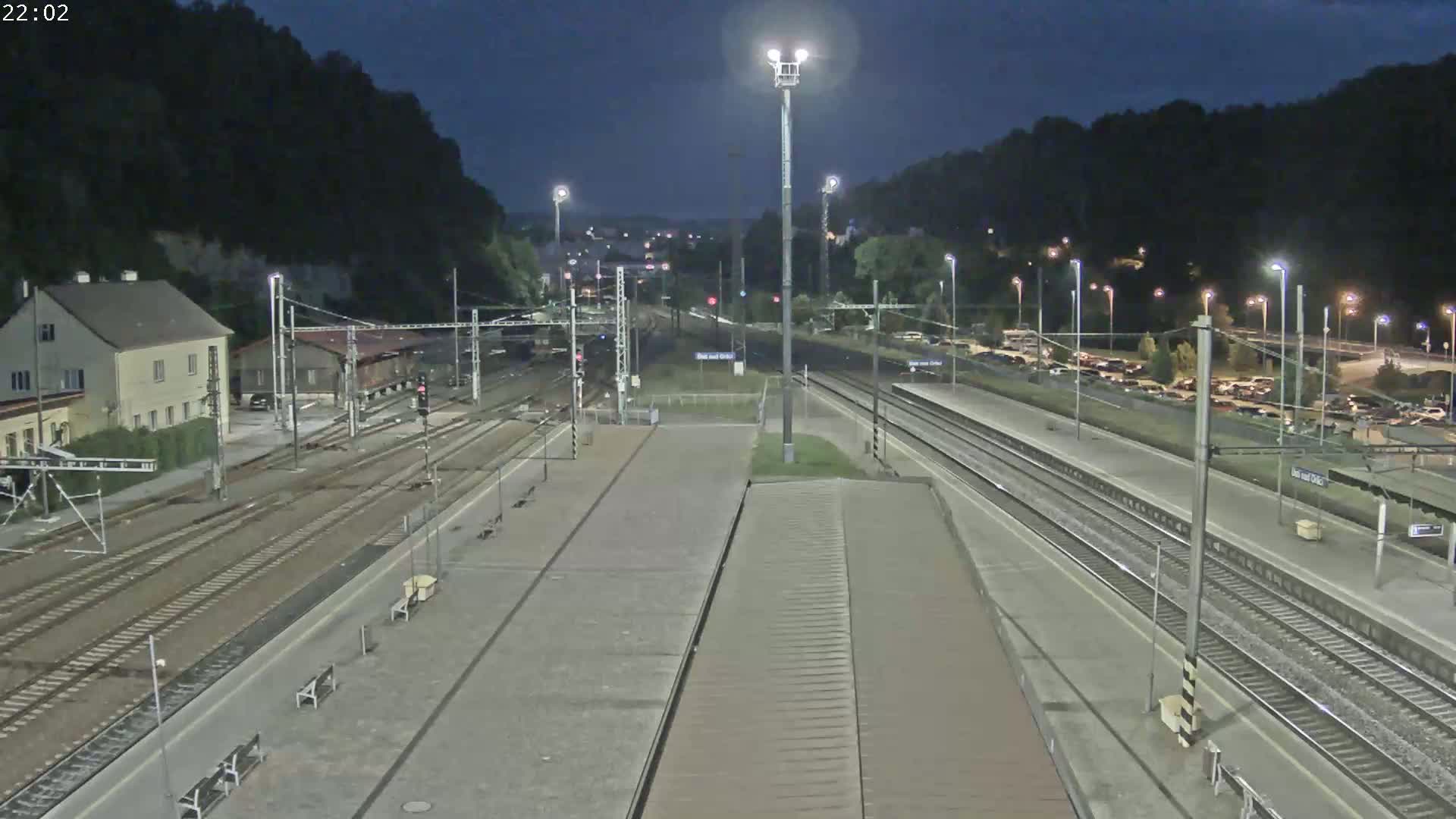 Usti nad Orlici Main Train Station Live Cam - Usti nas Orlici, Pardubice, Czechia