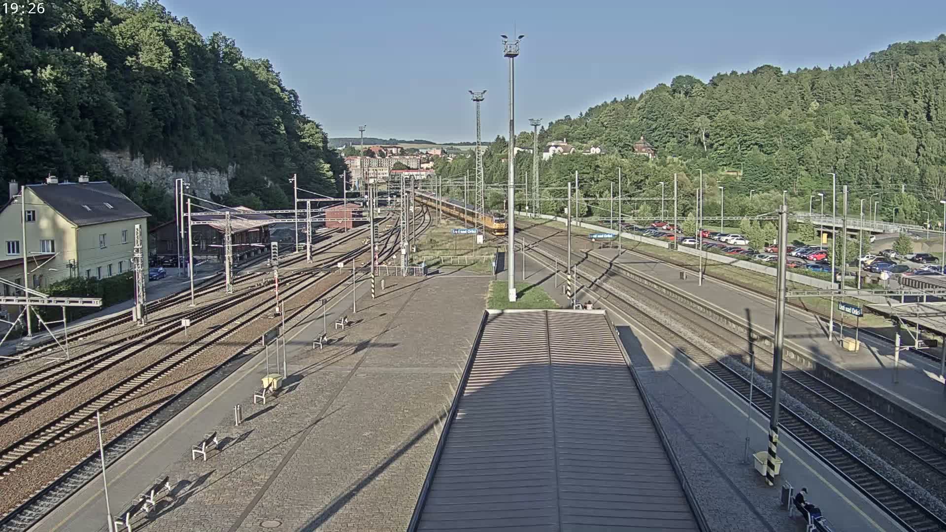 Usti nad Orlici Main Train Station Live Cam - Usti nas Orlici, Pardubice, Czechia