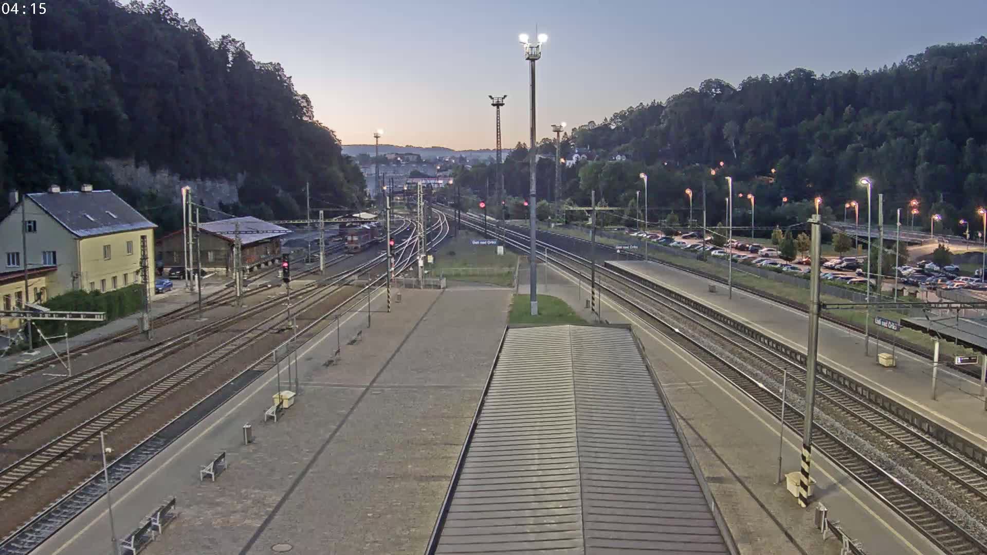 Usti nad Orlici Main Train Station Live Cam - Usti nas Orlici, Pardubice, Czechia