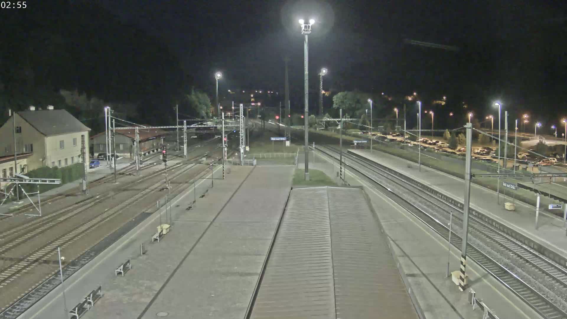 Usti nad Orlici Main Train Station Live Cam - Usti nas Orlici, Pardubice, Czechia