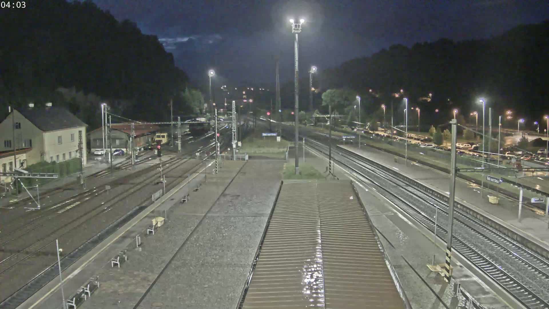 Usti nad Orlici Main Train Station Live Cam - Usti nas Orlici, Pardubice, Czechia