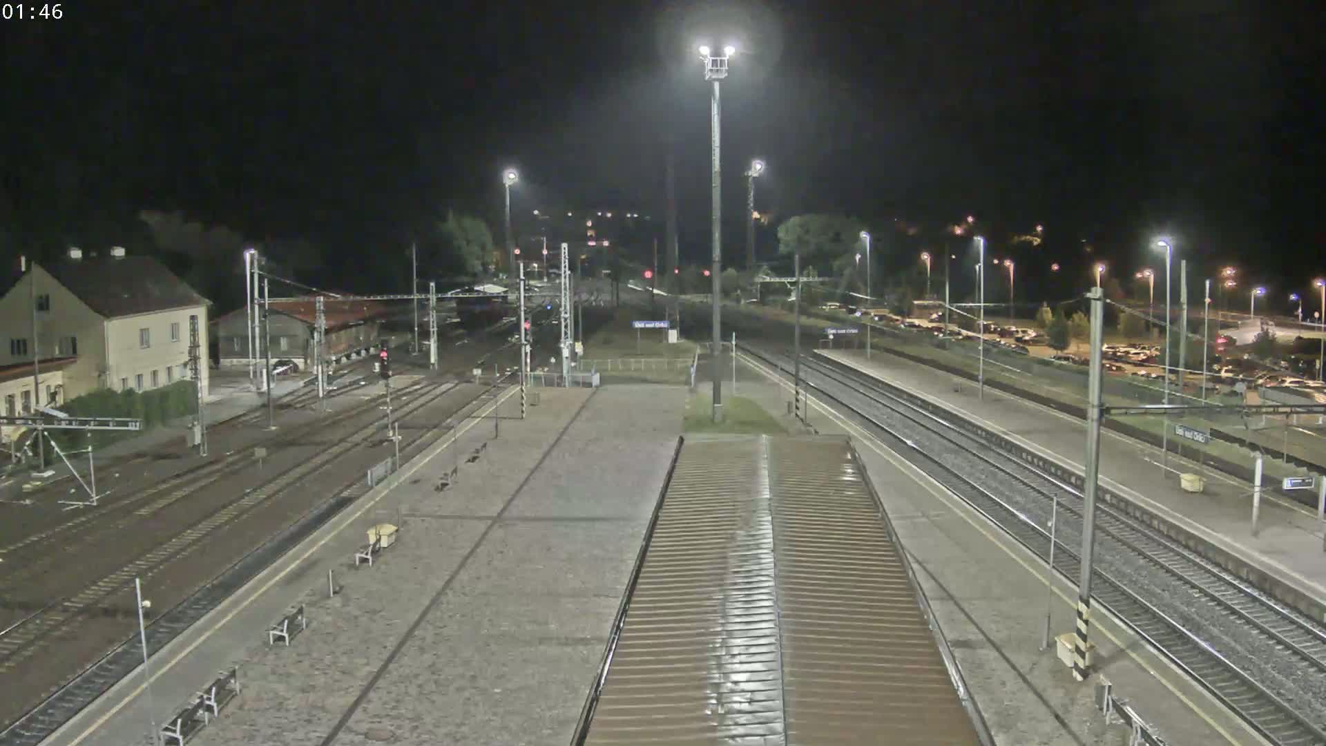 Usti nad Orlici Main Train Station Live Cam - Usti nas Orlici, Pardubice, Czechia