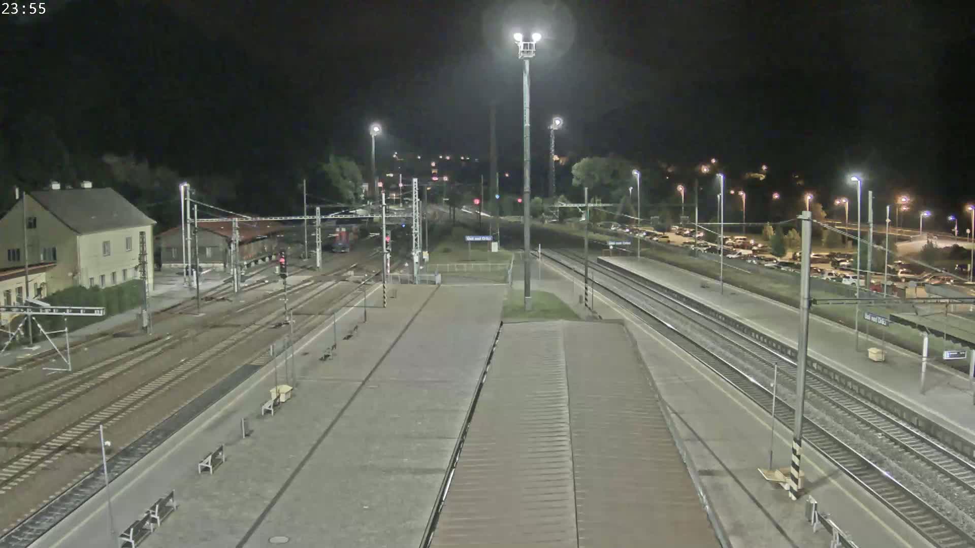 Usti nad Orlici Main Train Station Live Cam - Usti nas Orlici, Pardubice, Czechia