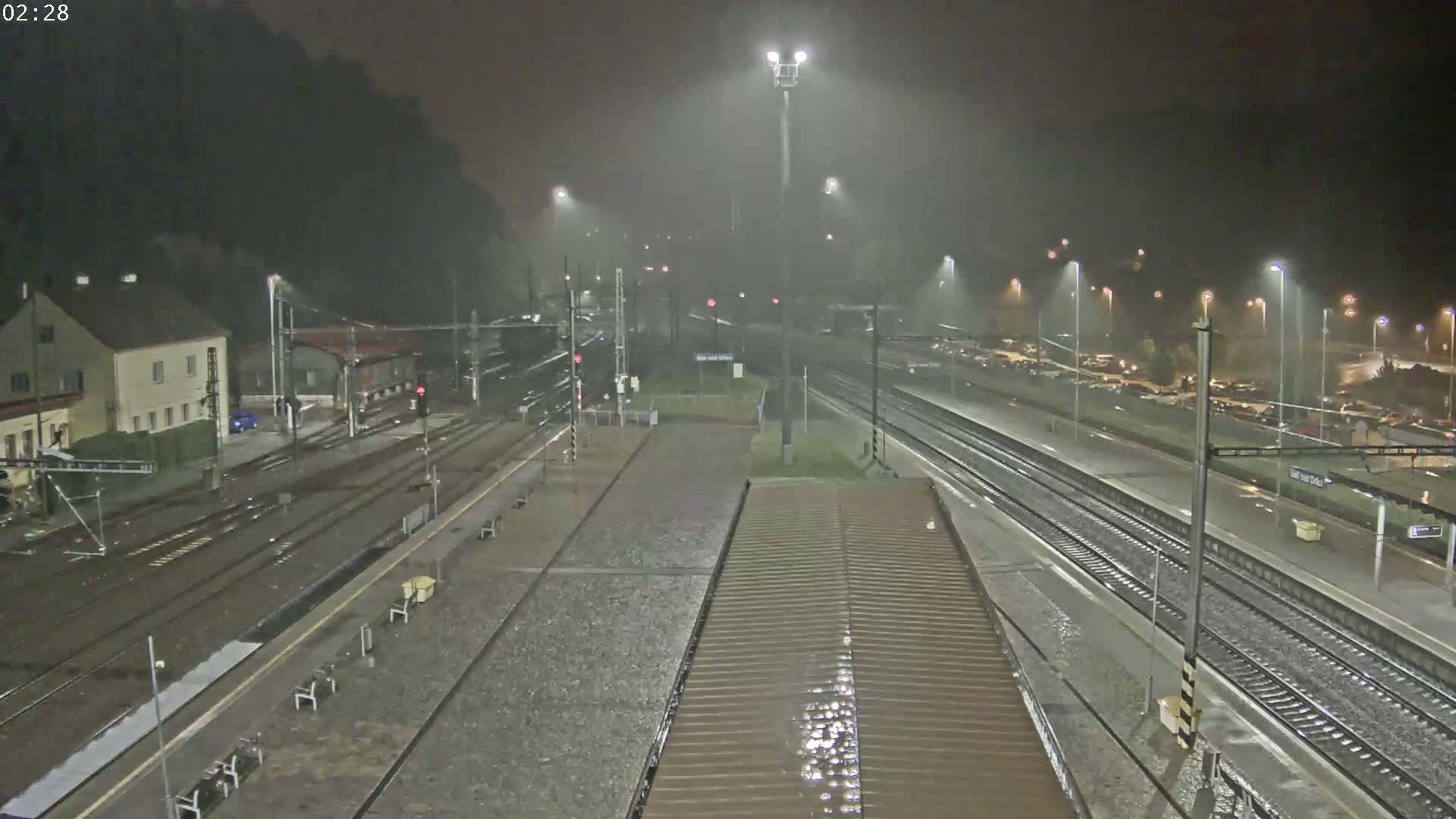 Usti nad Orlici Main Train Station Live Cam - Usti nas Orlici, Pardubice, Czechia