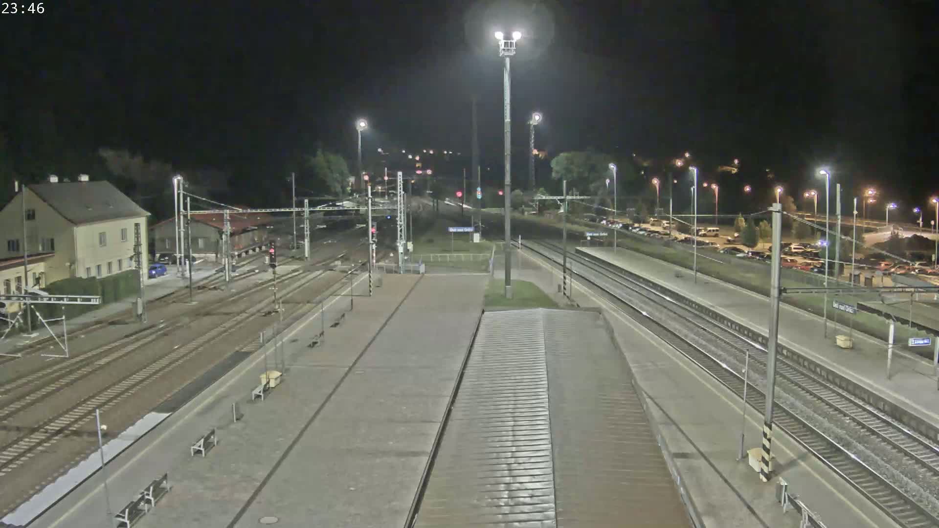 Usti nad Orlici Main Train Station Live Cam - Usti nas Orlici, Pardubice, Czechia