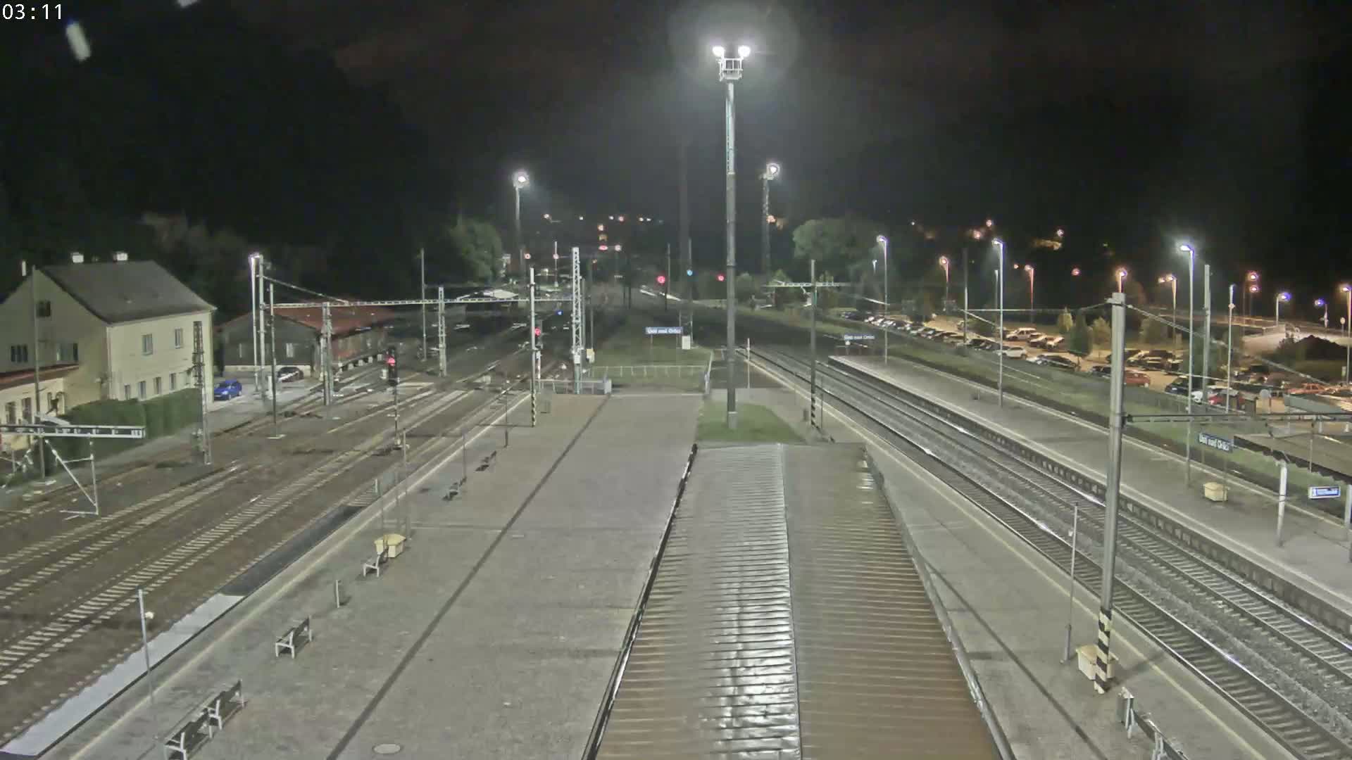 Usti nad Orlici Main Train Station Live Cam - Usti nas Orlici, Pardubice, Czechia