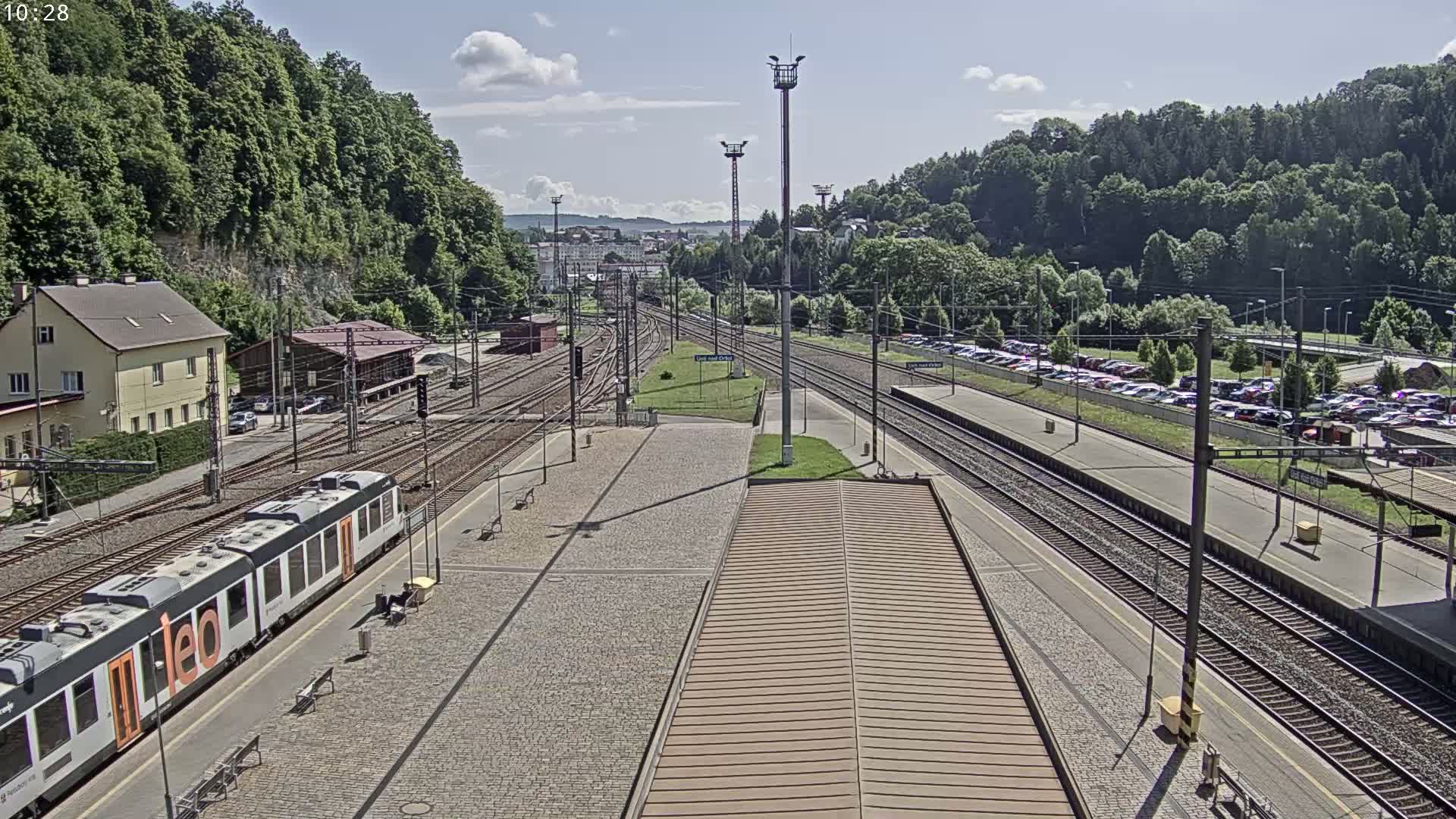 Usti nad Orlici Main Train Station Live Cam - Usti nas Orlici, Pardubice, Czechia