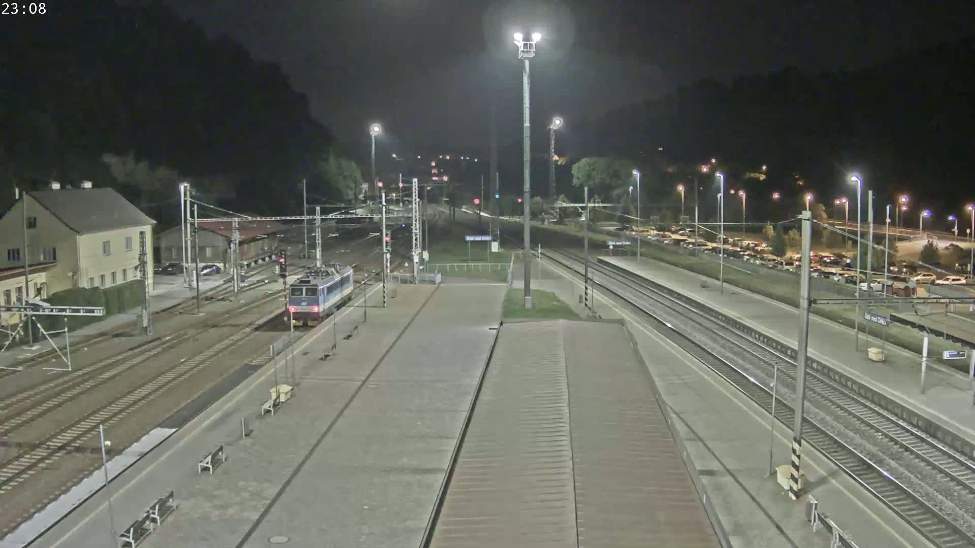 Usti nad Orlici Main Train Station Live Cam - Usti nas Orlici, Pardubice, Czechia