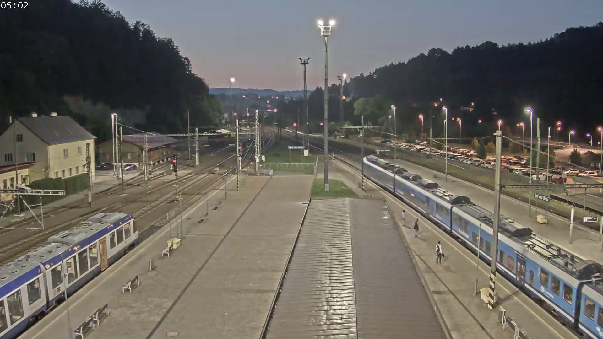 Usti nad Orlici Main Train Station Live Cam - Usti nas Orlici, Pardubice, Czechia