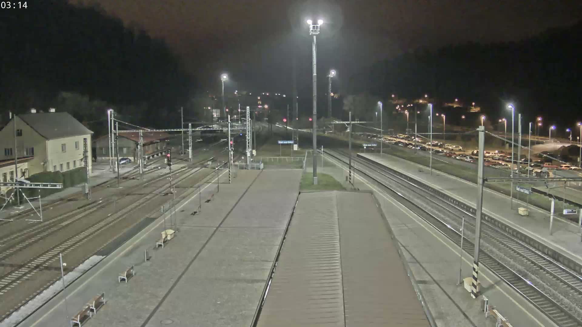 Usti nad Orlici Main Train Station Live Cam - Usti nas Orlici, Pardubice, Czechia