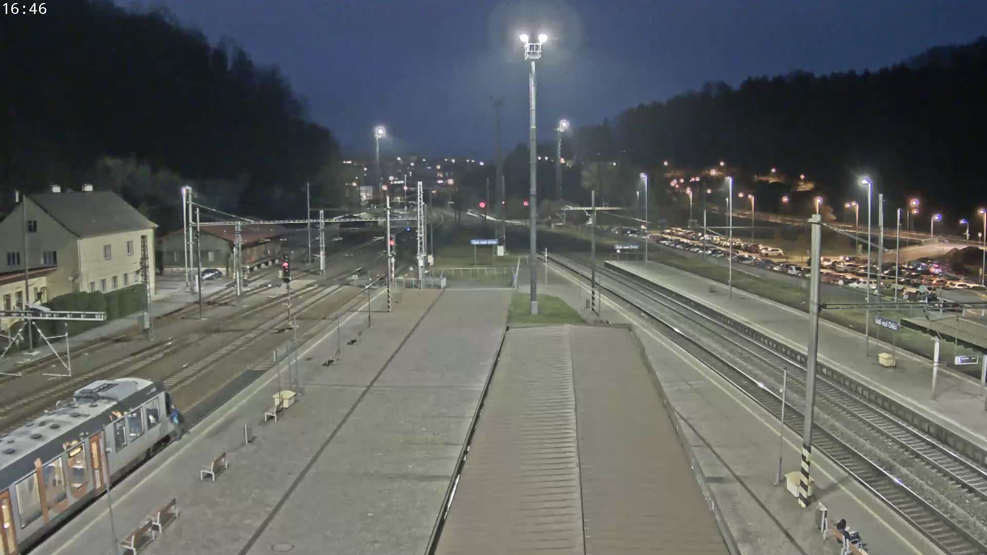 Usti nad Orlici Main Train Station Live Cam - Usti nas Orlici, Pardubice, Czechia