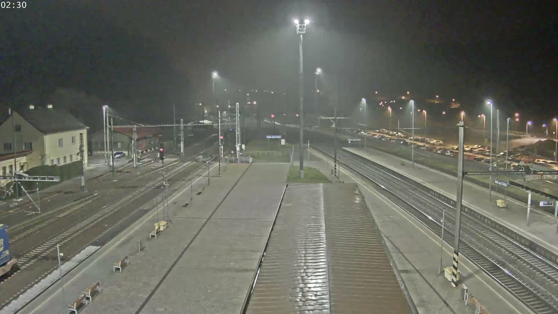 Usti nad Orlici Main Train Station Live Cam - Usti nas Orlici, Pardubice, Czechia