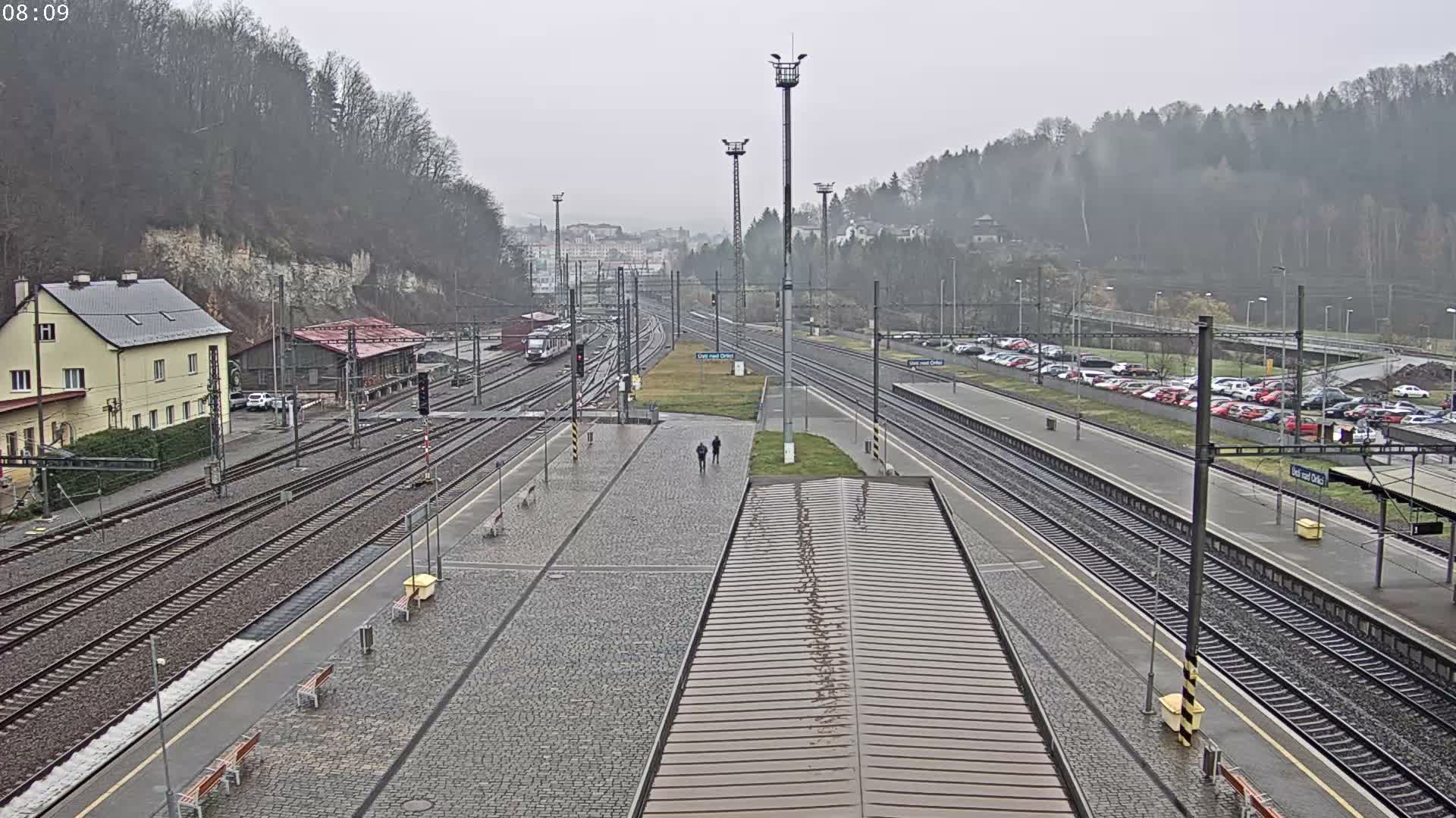 Usti nad Orlici Main Train Station Live Cam - Usti nas Orlici, Pardubice, Czechia