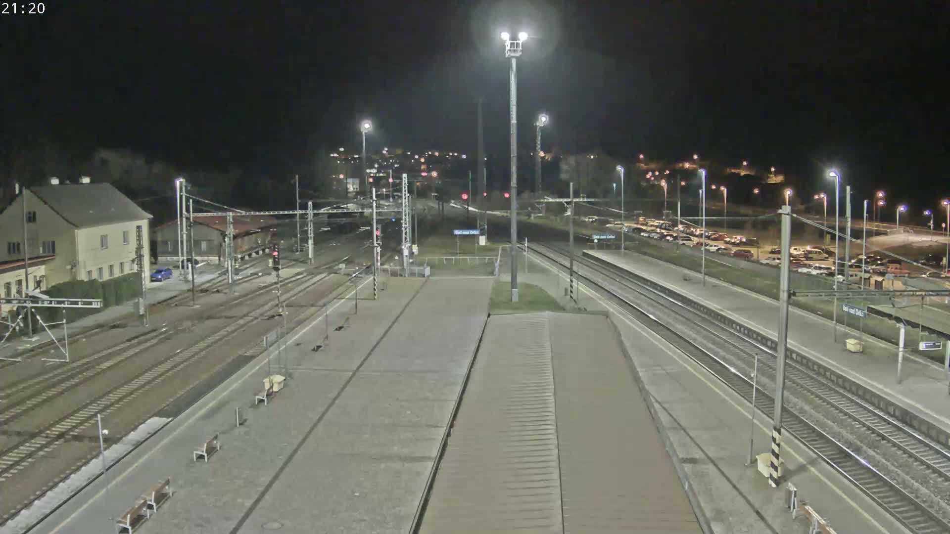 Usti nad Orlici Main Train Station Live Cam - Usti nas Orlici, Pardubice, Czechia