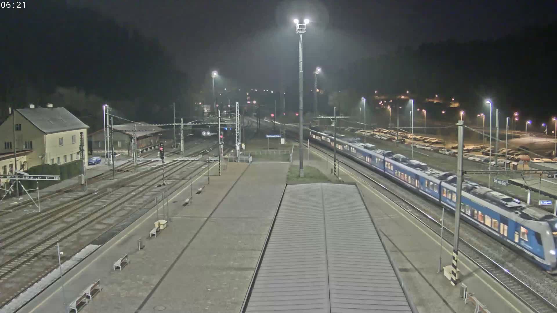 Usti nad Orlici Main Train Station Live Cam - Usti nas Orlici, Pardubice, Czechia