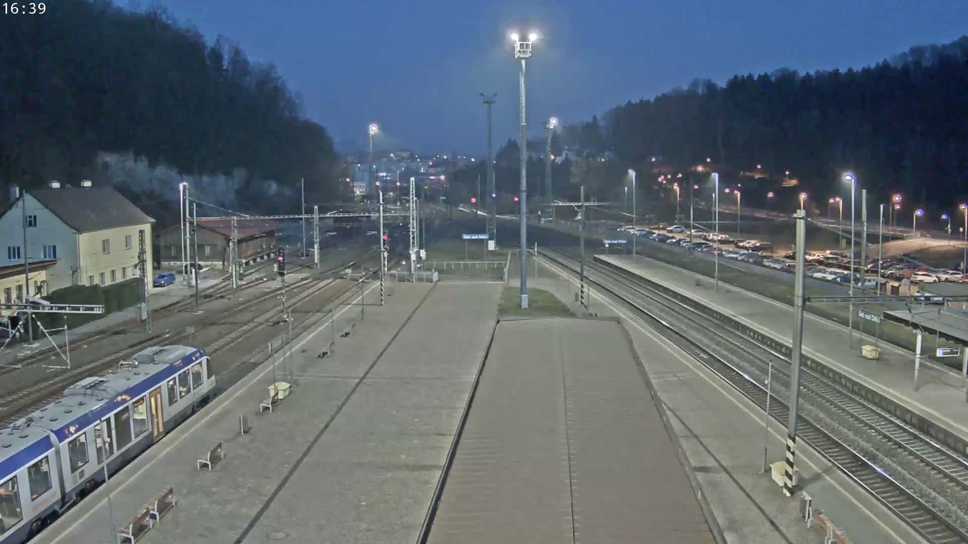 Usti nad Orlici Main Train Station Live Cam - Usti nas Orlici, Pardubice, Czechia