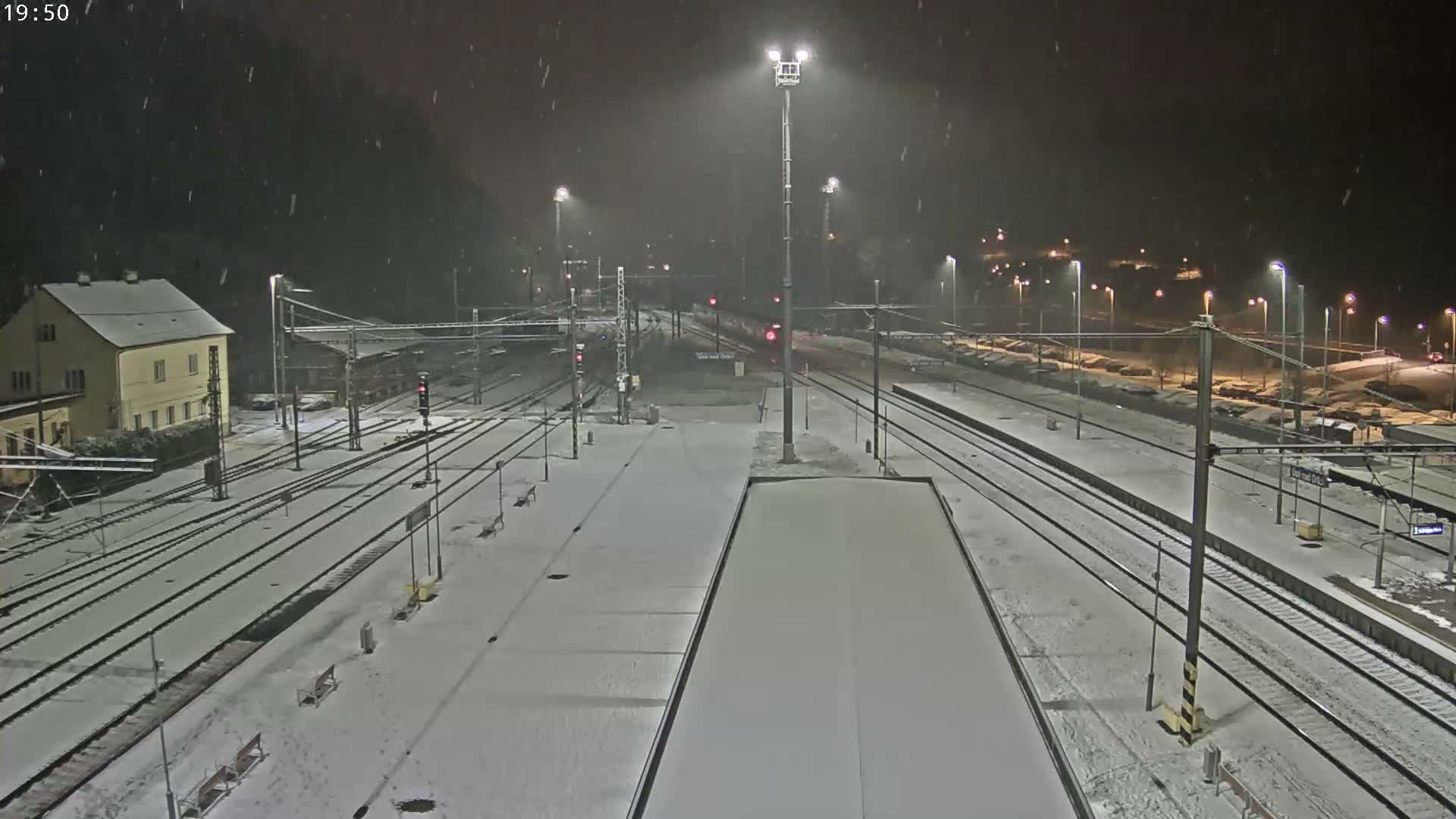 Usti nad Orlici Main Train Station Live Cam - Usti nas Orlici, Pardubice, Czechia