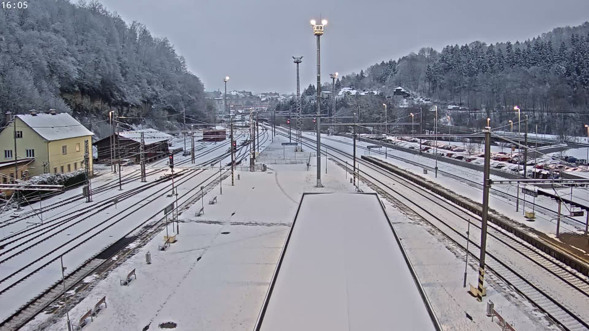 Usti nad Orlici Main Train Station Live Cam - Usti nas Orlici, Pardubice, Czechia