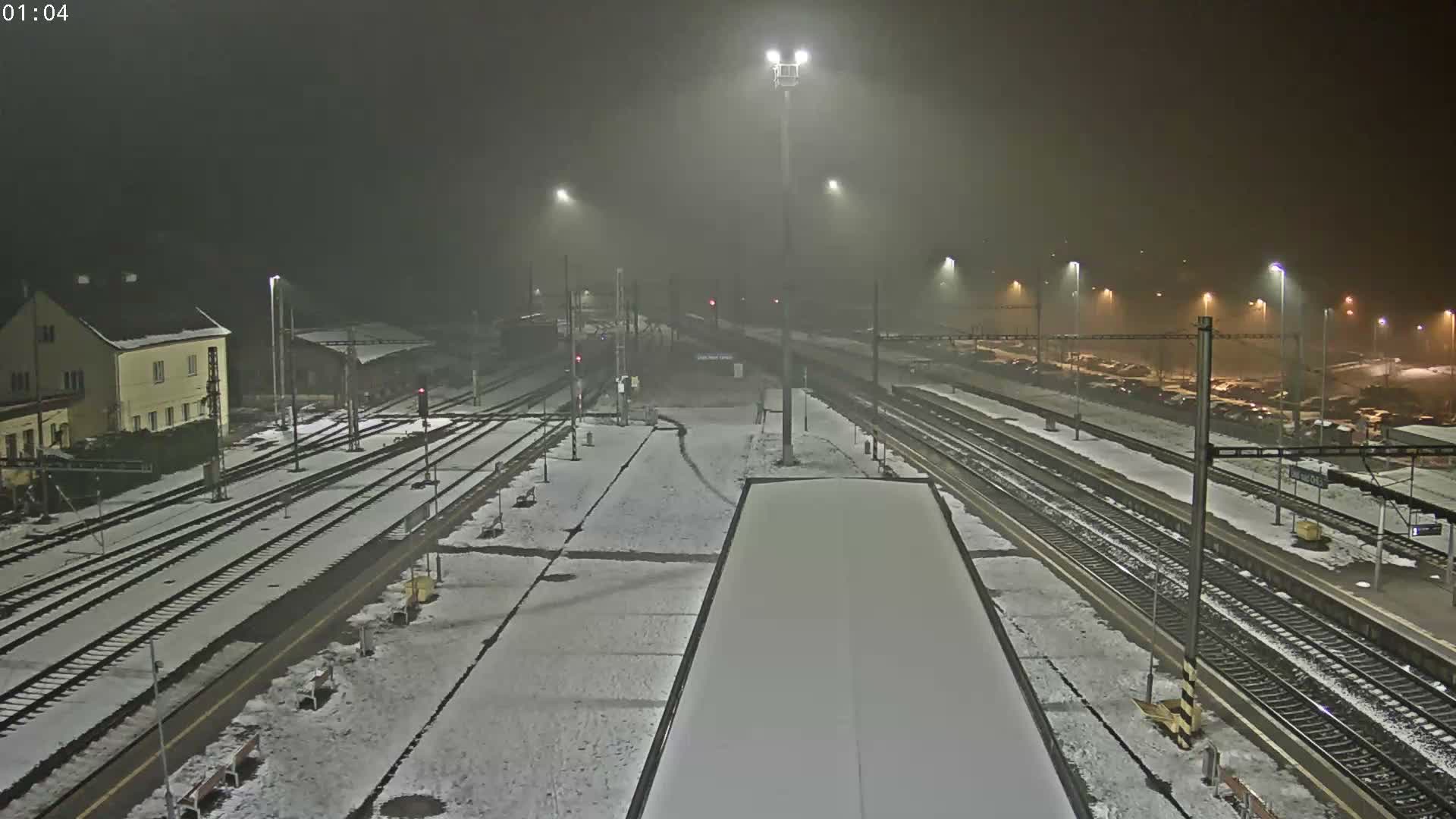 Usti nad Orlici Main Train Station Live Cam - Usti nas Orlici, Pardubice, Czechia
