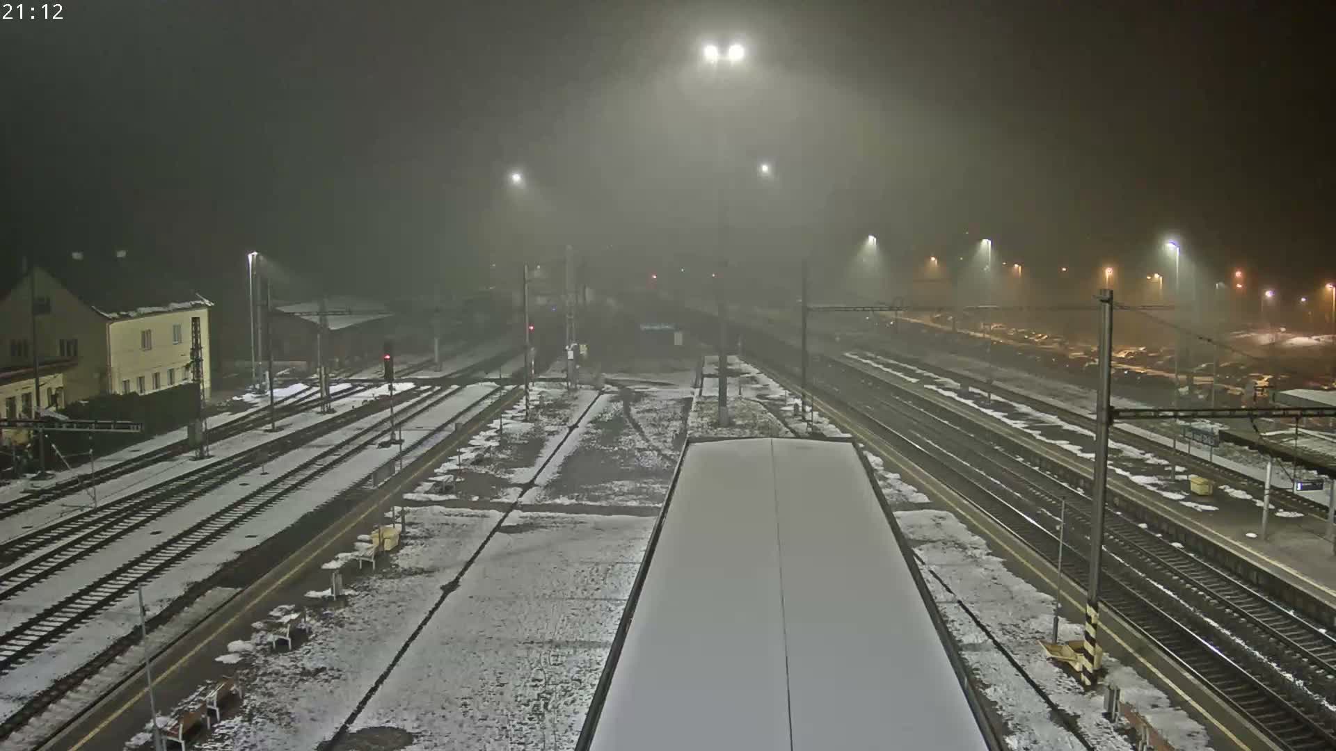 Usti nad Orlici Main Train Station Live Cam - Usti nas Orlici, Pardubice, Czechia
