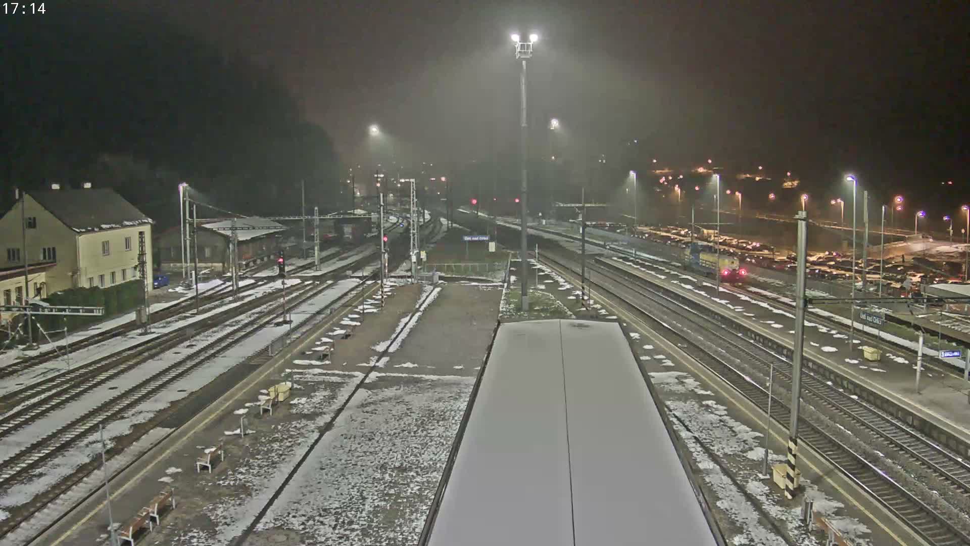 Usti nad Orlici Main Train Station Live Cam - Usti nas Orlici, Pardubice, Czechia