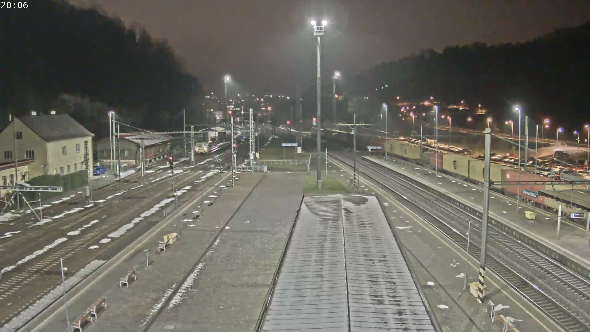 Usti nad Orlici Main Train Station Live Cam - Usti nas Orlici, Pardubice, Czechia