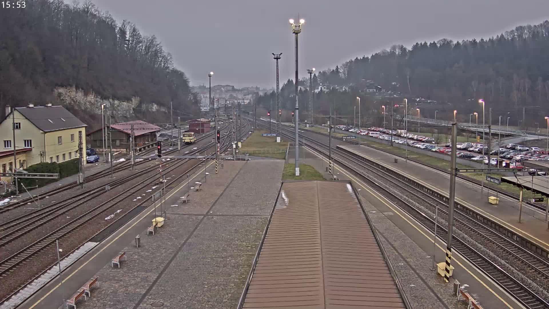 Usti nad Orlici Main Train Station Live Cam - Usti nas Orlici, Pardubice, Czechia