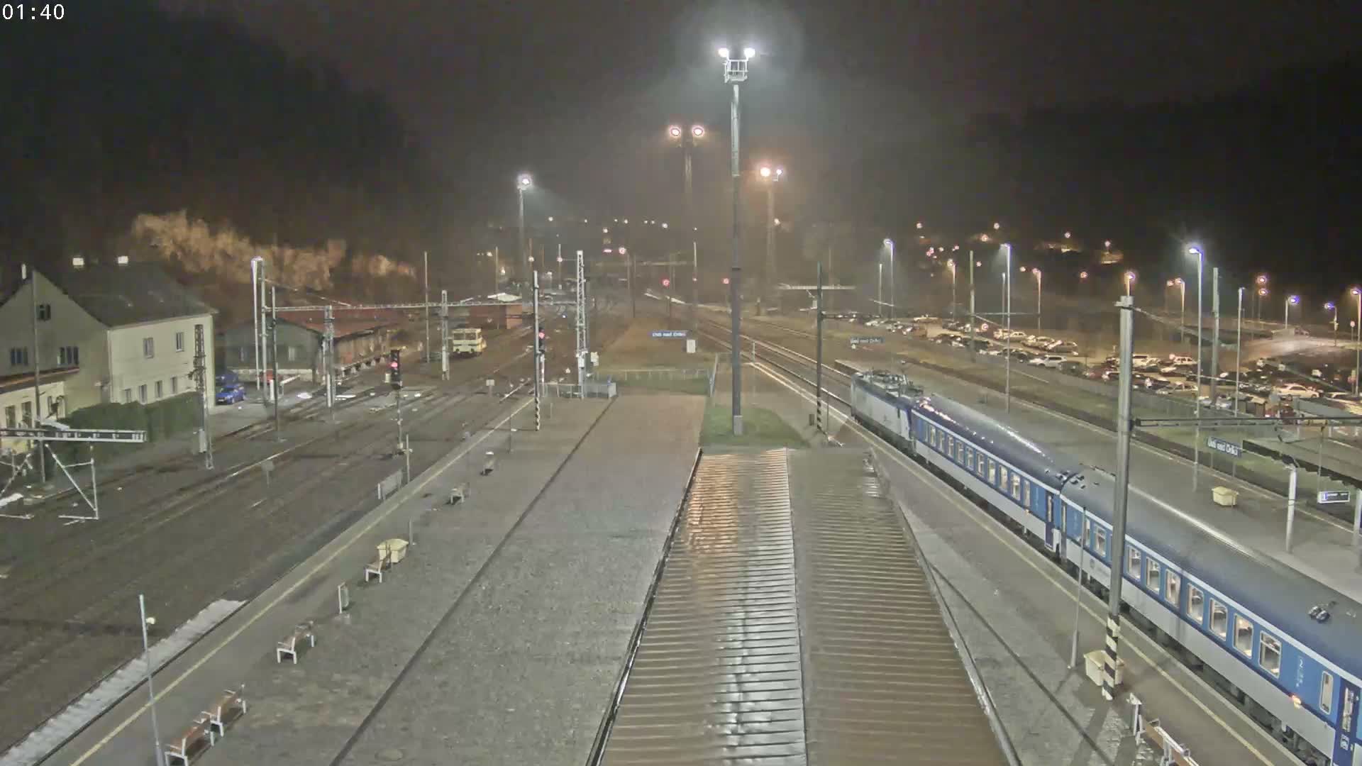 Usti nad Orlici Main Train Station Live Cam - Usti nas Orlici, Pardubice, Czechia