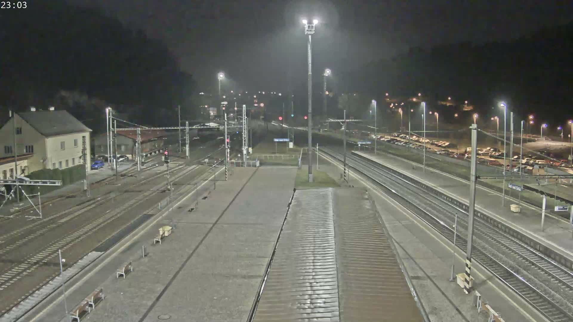 Usti nad Orlici Main Train Station Live Cam - Usti nas Orlici, Pardubice, Czechia